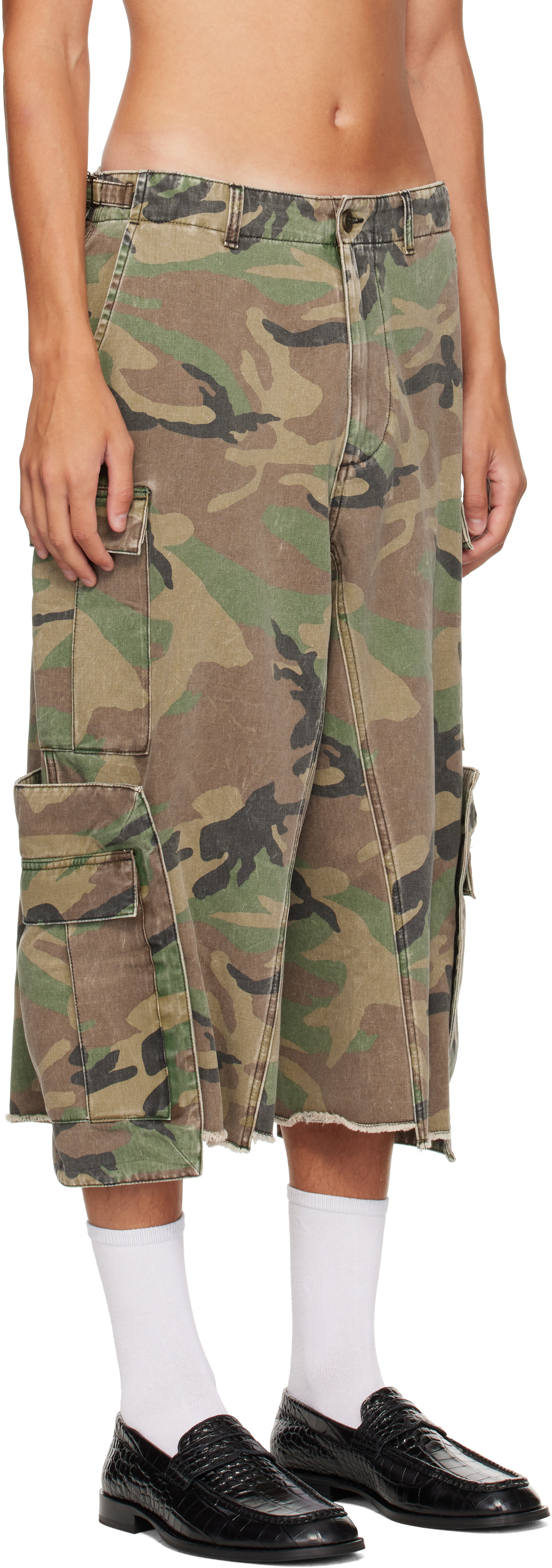 VETEMENTS - Pantalon cargo kaki
