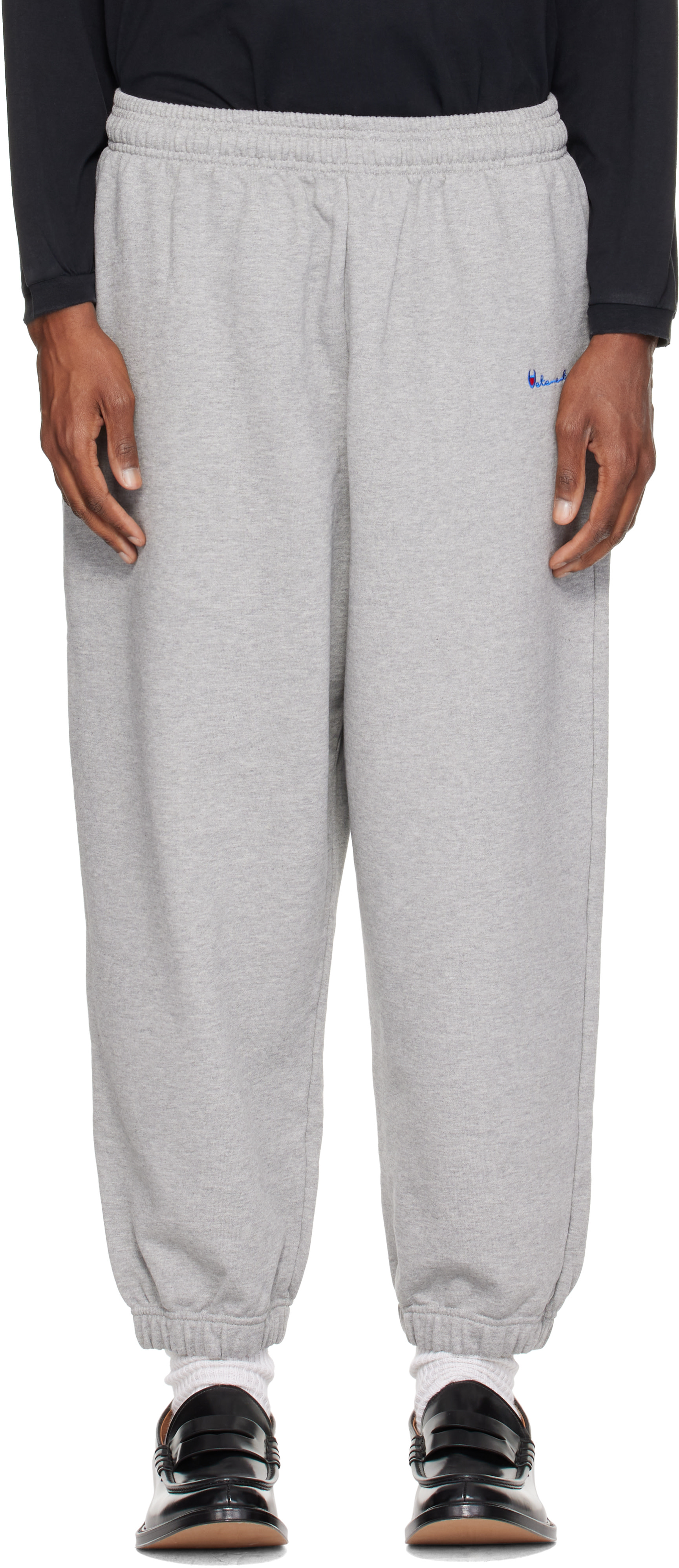 VETEMENTS - Gray Athletic Logo Sweatpants