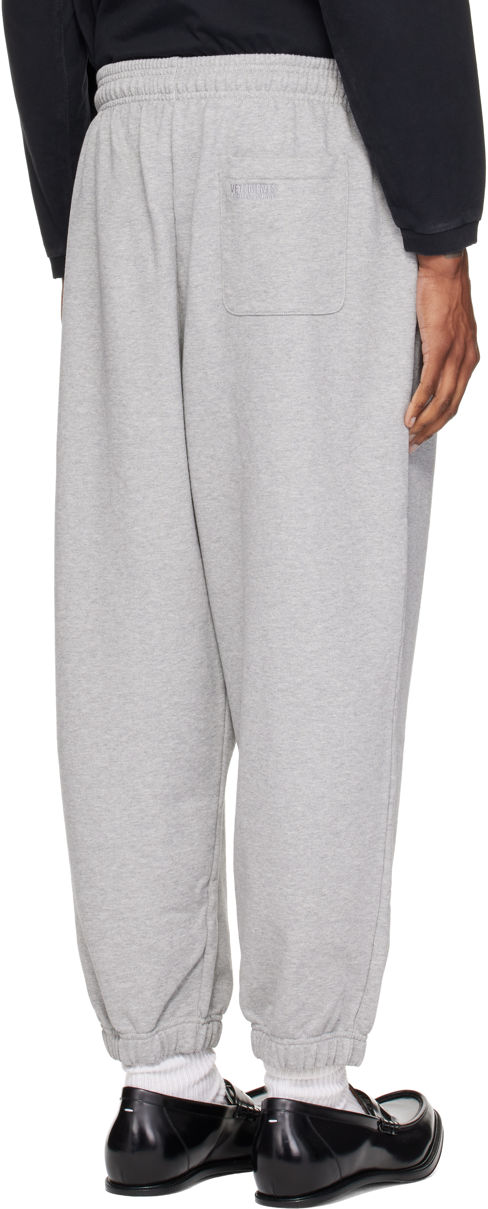 VETEMENTS - Gray Athletic Logo Sweatpants