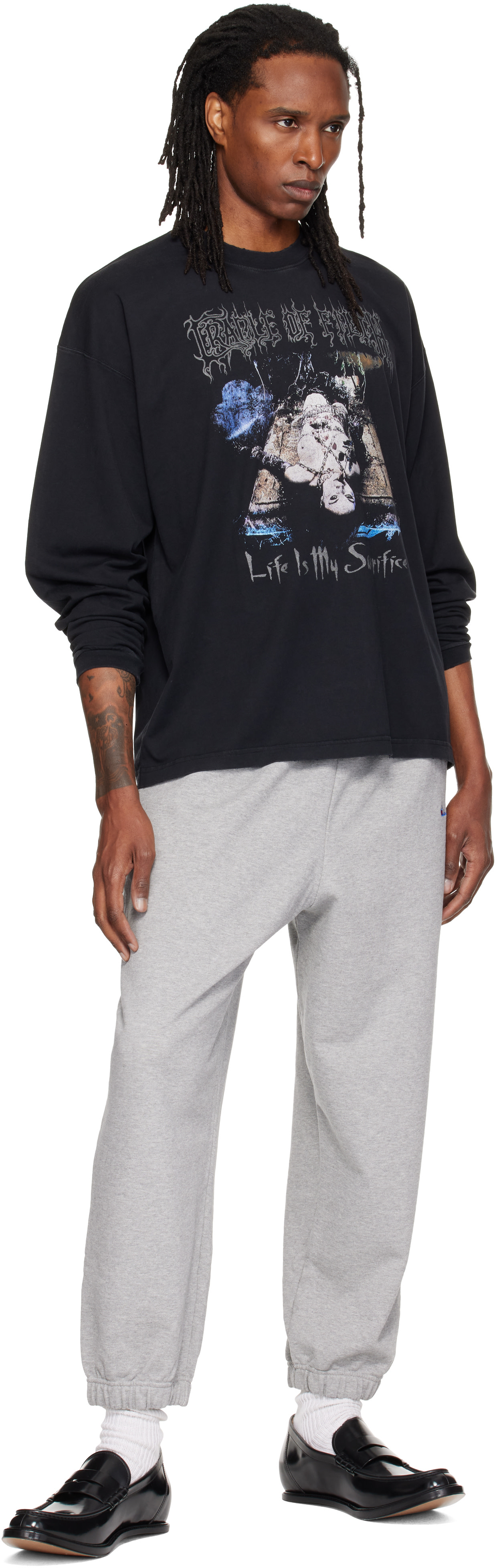 VETEMENTS - Gray Athletic Logo Sweatpants