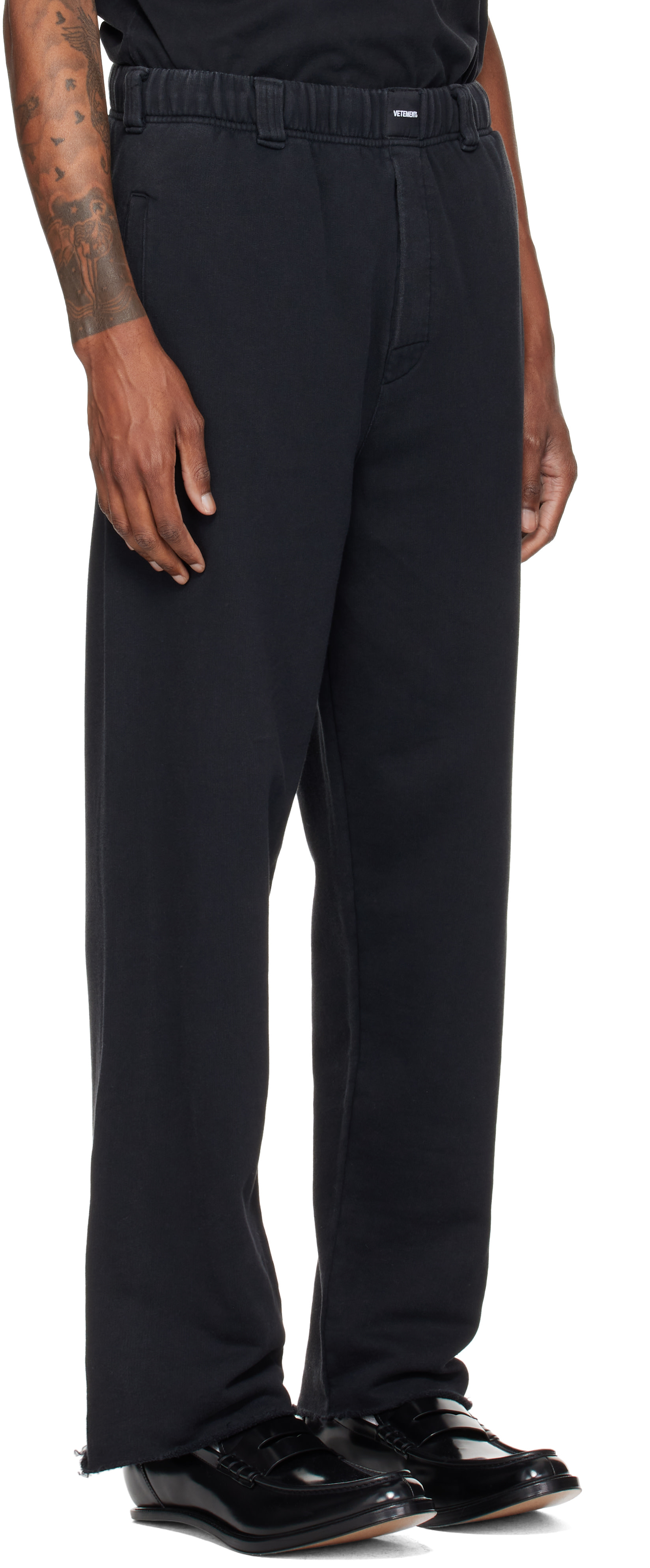 VETEMENTS - Black Tailored Sweatpants