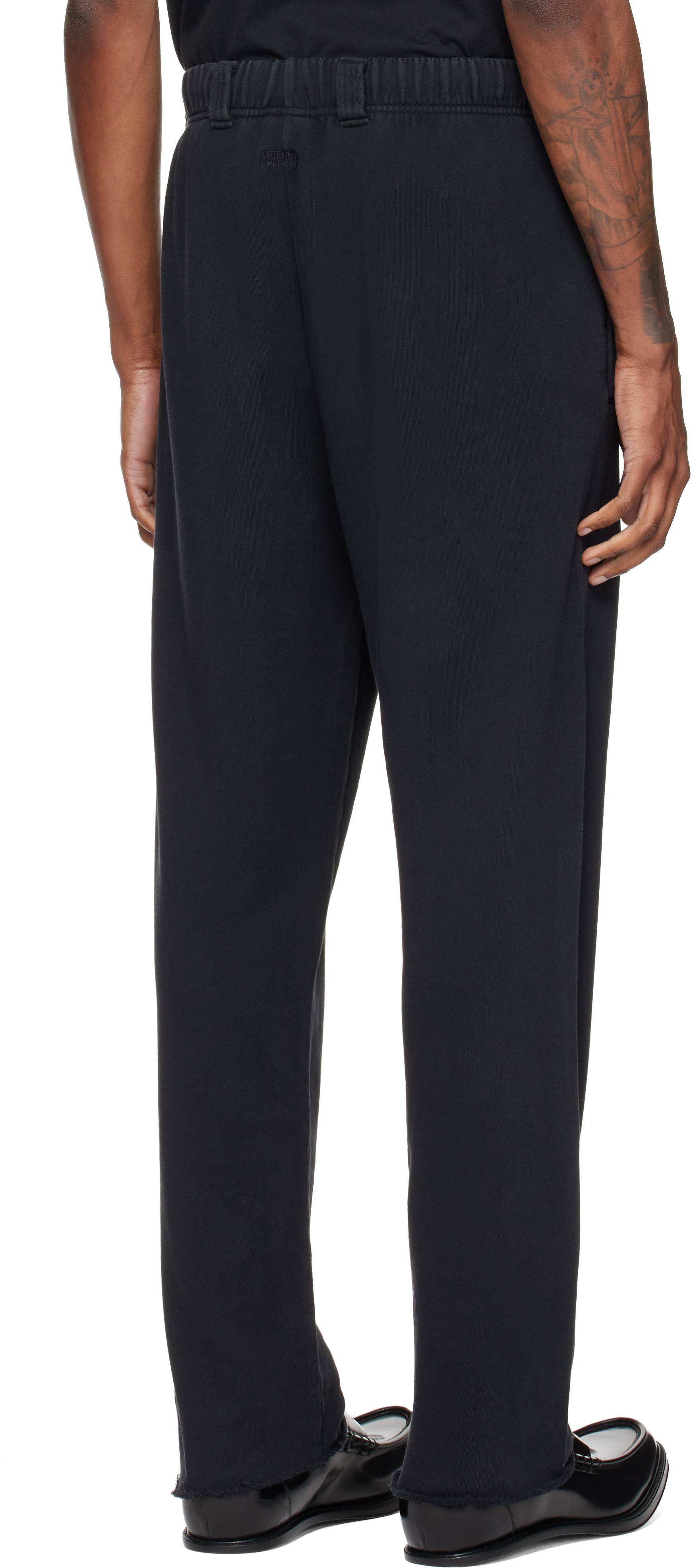 VETEMENTS - Black Tailored Sweatpants