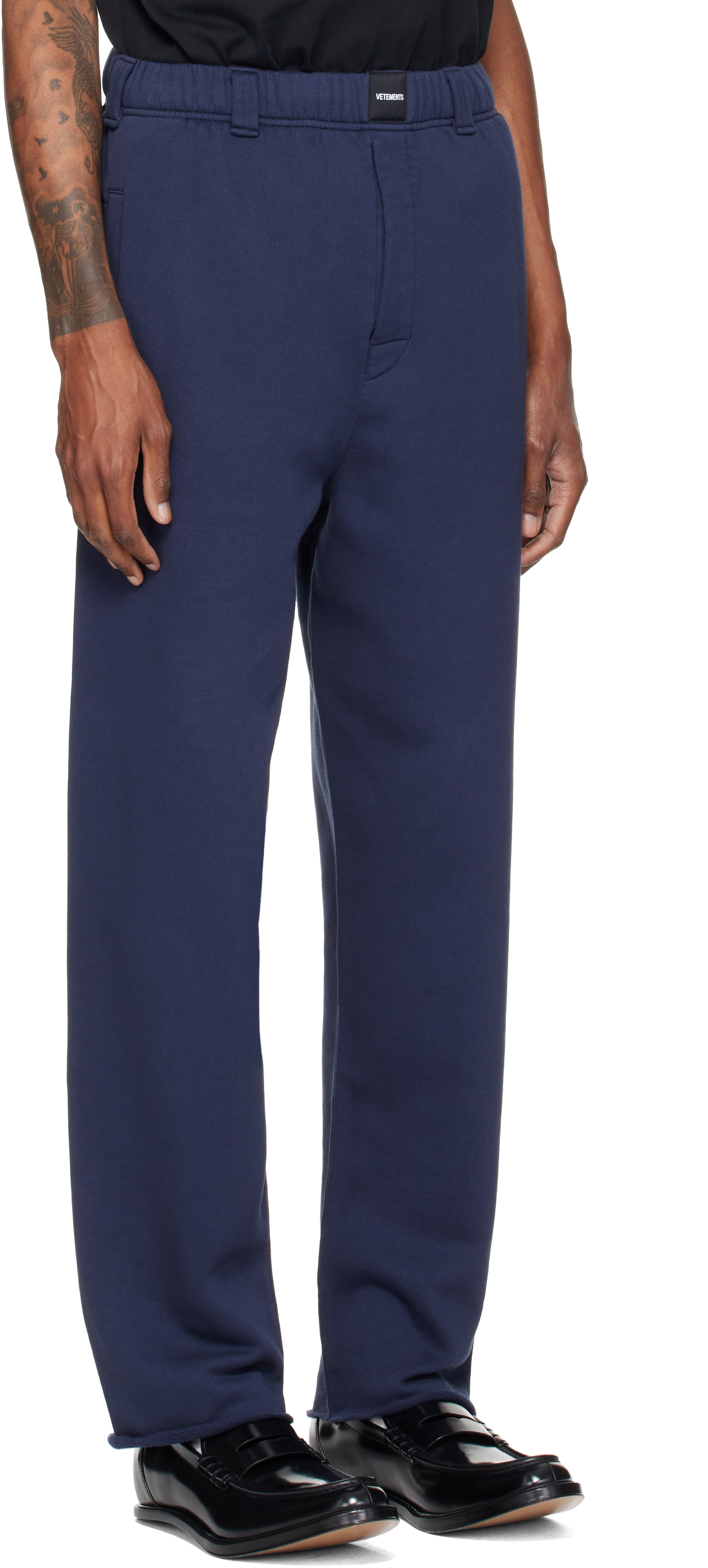 VETEMENTS - Navy Tailored Sweatpants