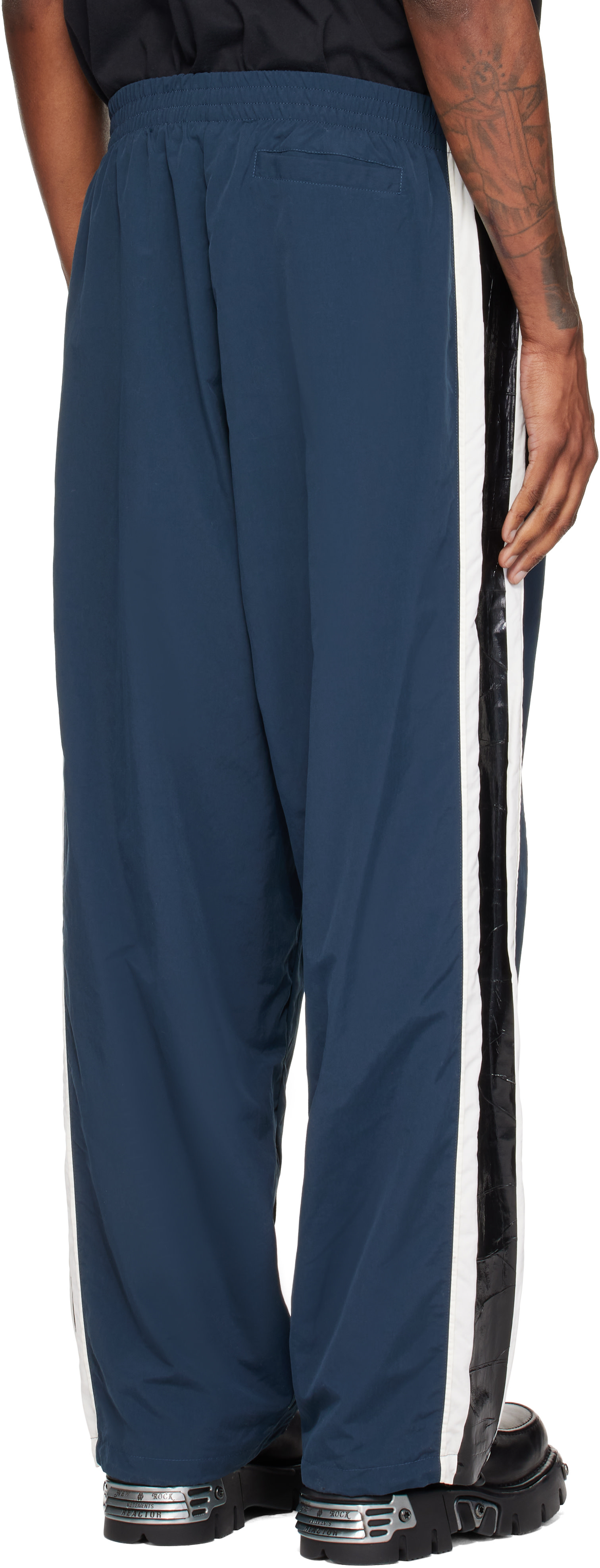 VETEMENTS - Navy Tape Track Pants