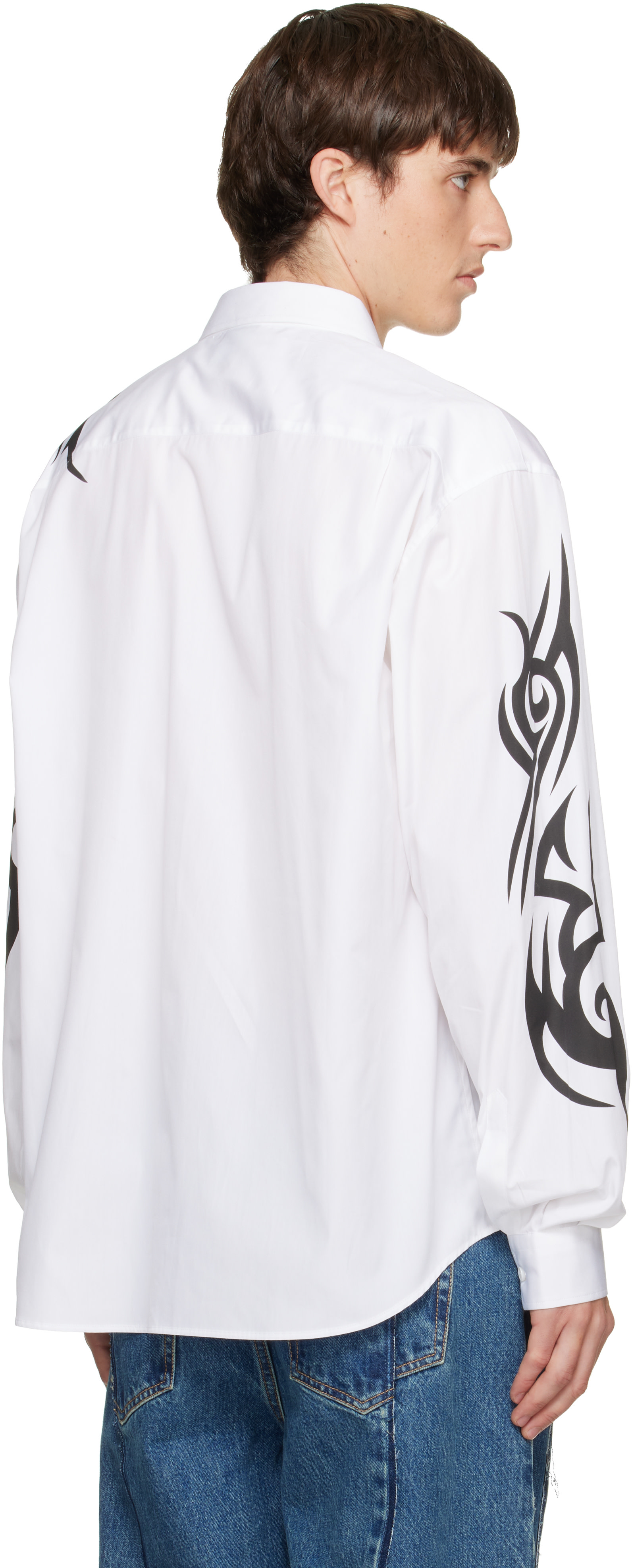 VETEMENTS - White Graffiti Shirt