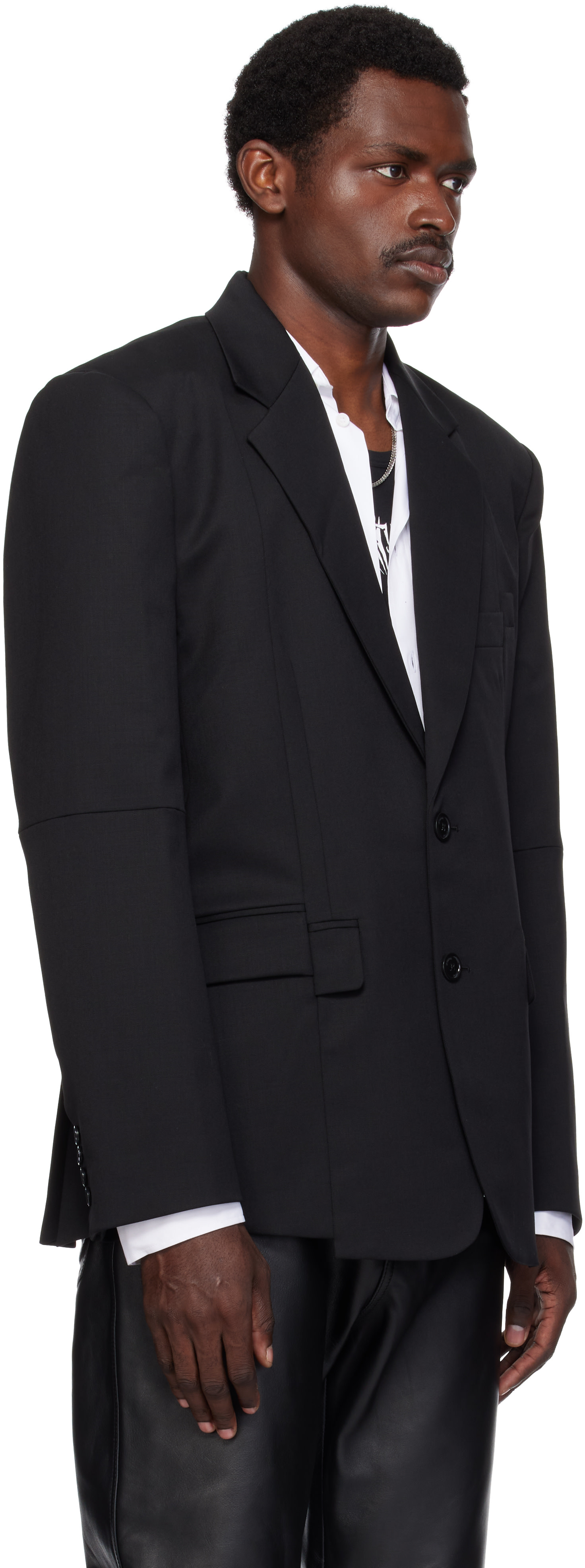 VETEMENTS - 灰色 Cut-Up Tailored 西装外套