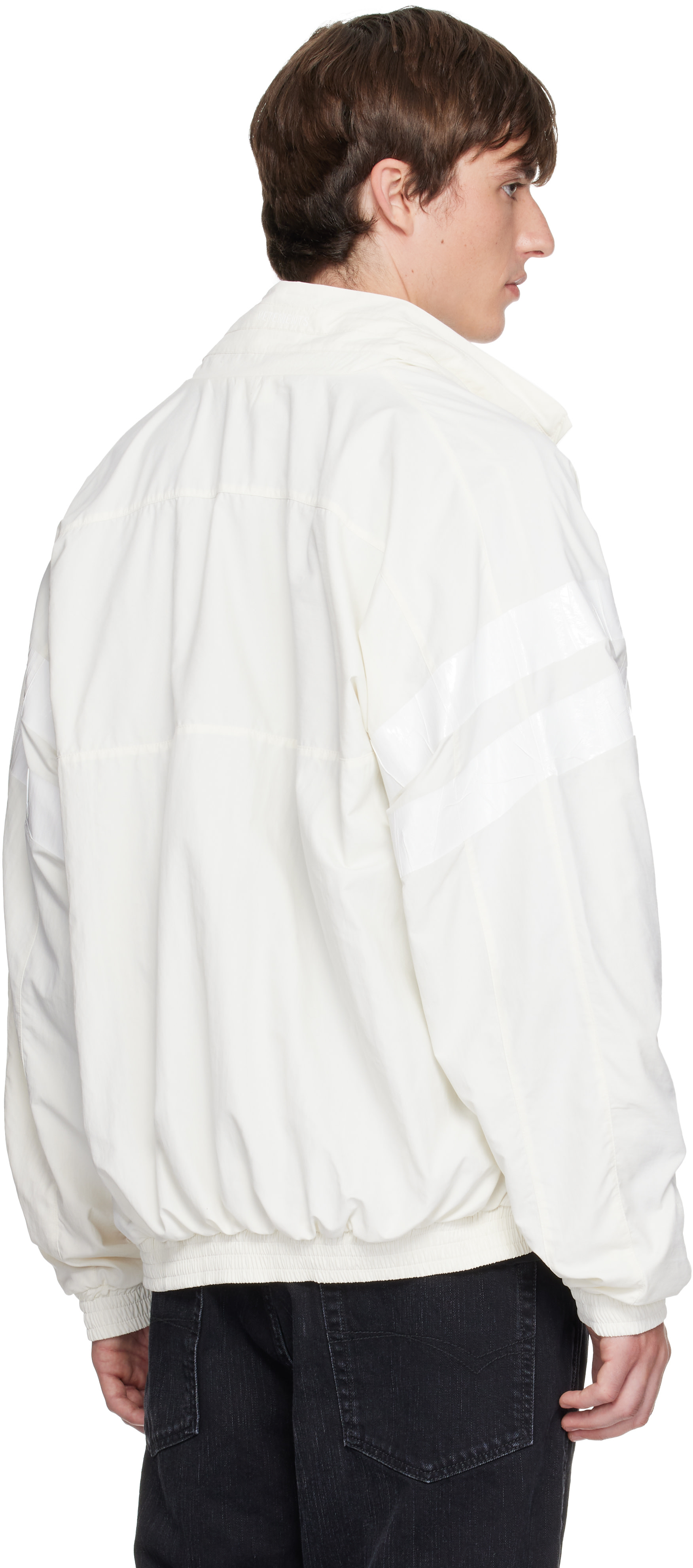 VETEMENTS - White Tape Tracksuit Jacket