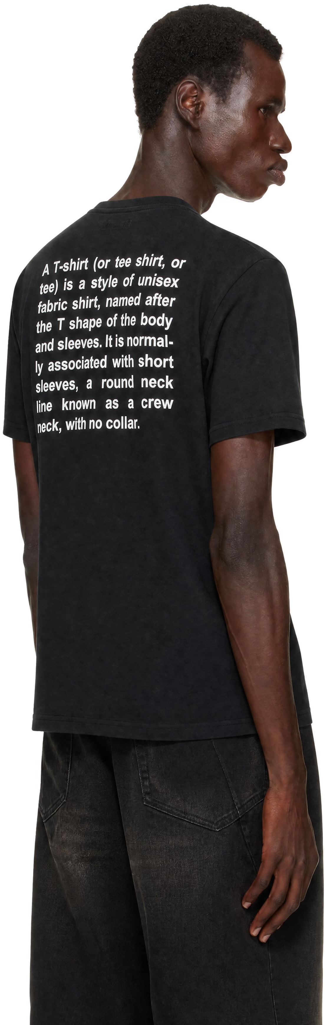 VETEMENTS - Black Definition Oversized T-shirt