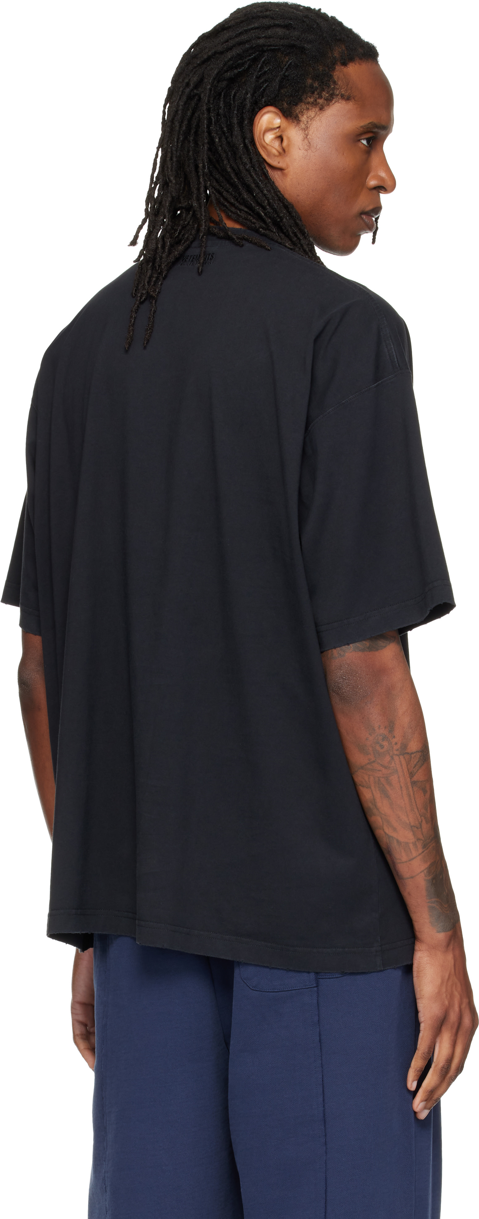 VETEMENTS - ブラック 'Artificial Peace' オーバーサイズ Tシャツ