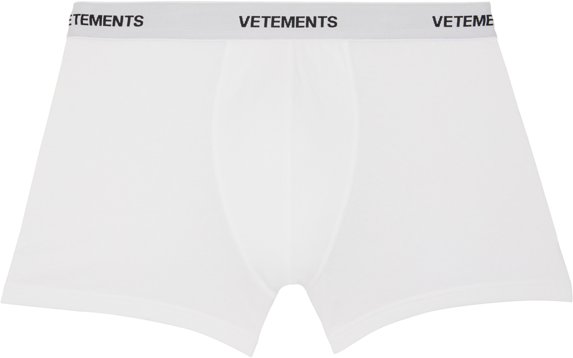 VETEMENTS - Boxer blanc à logo