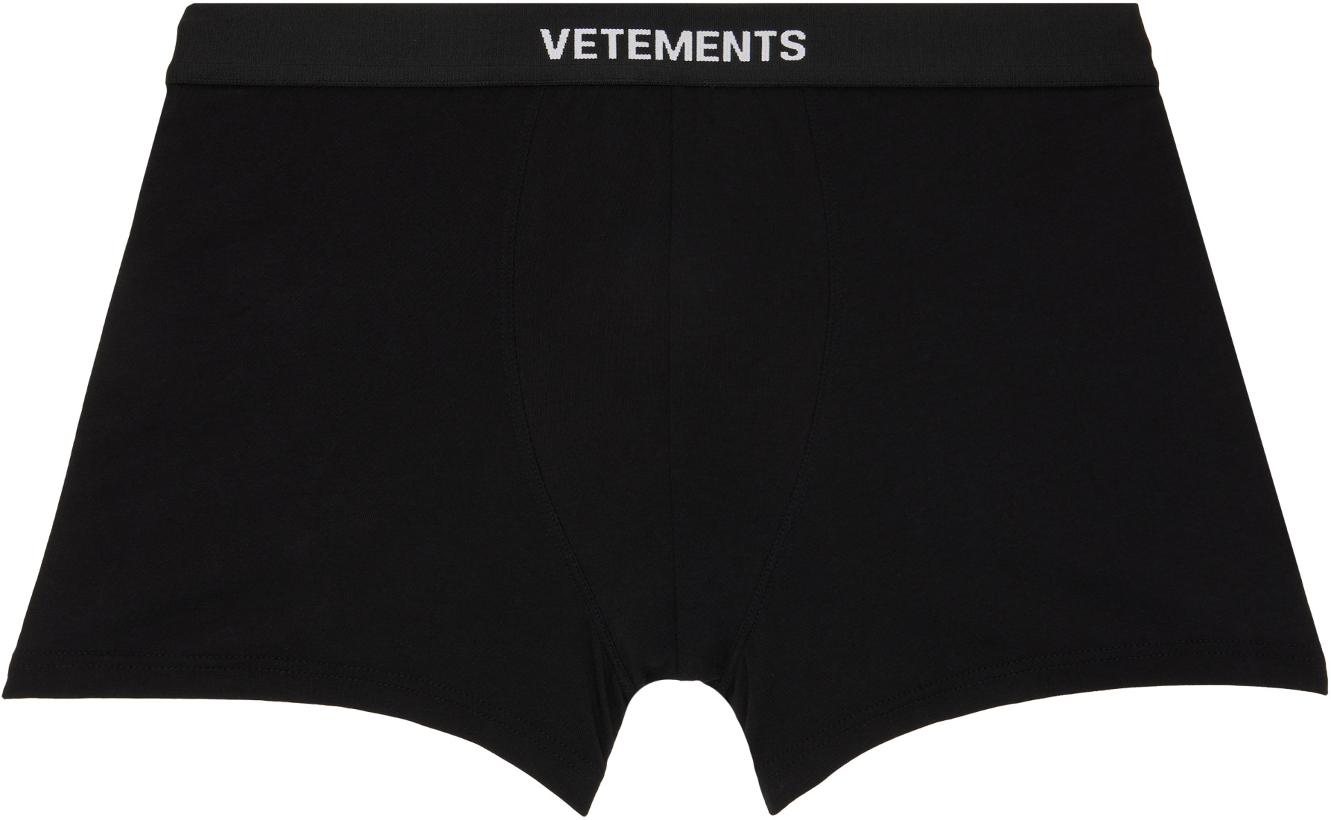 VETEMENTS - Boxer noir à logo