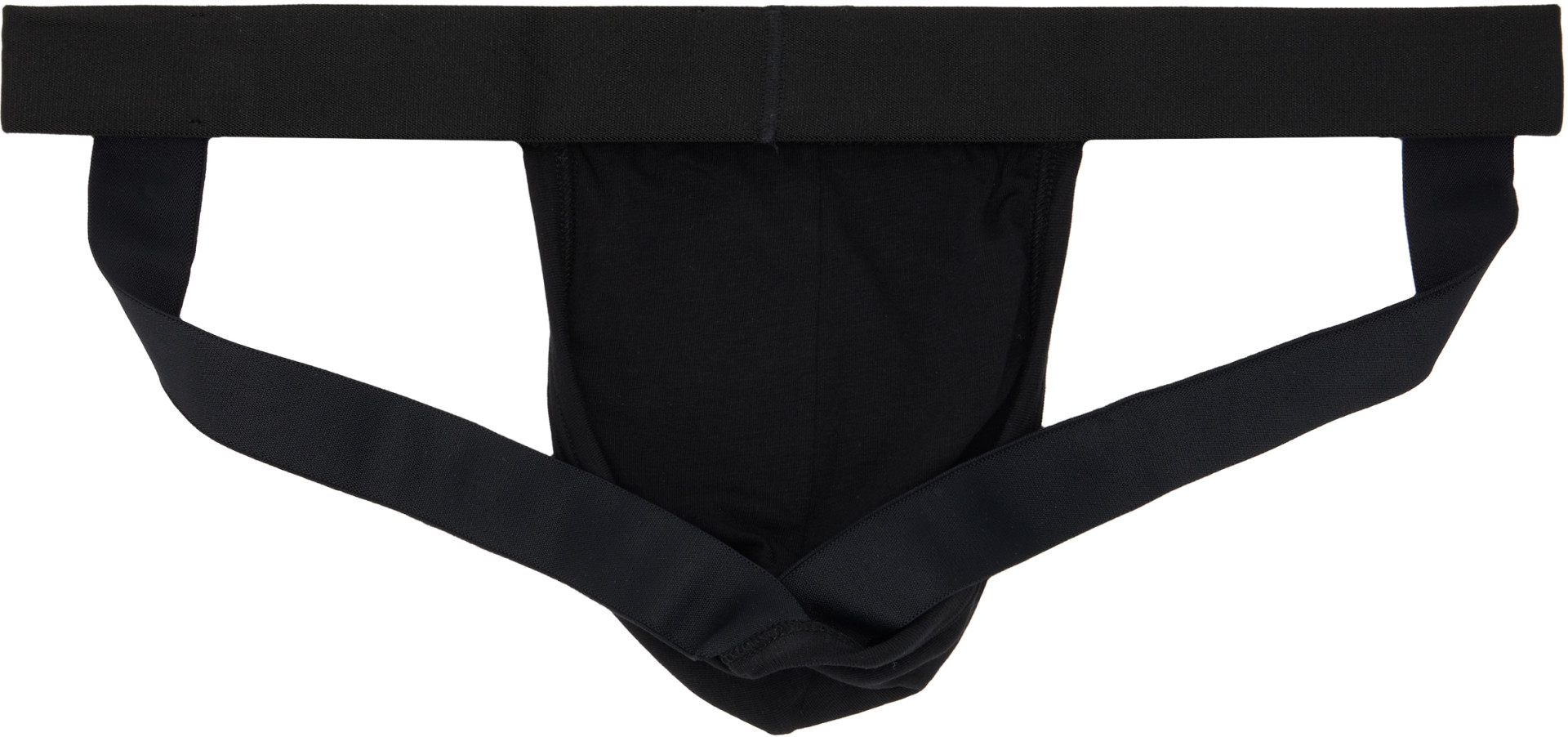 VETEMENTS - Suspensoir noir à logo