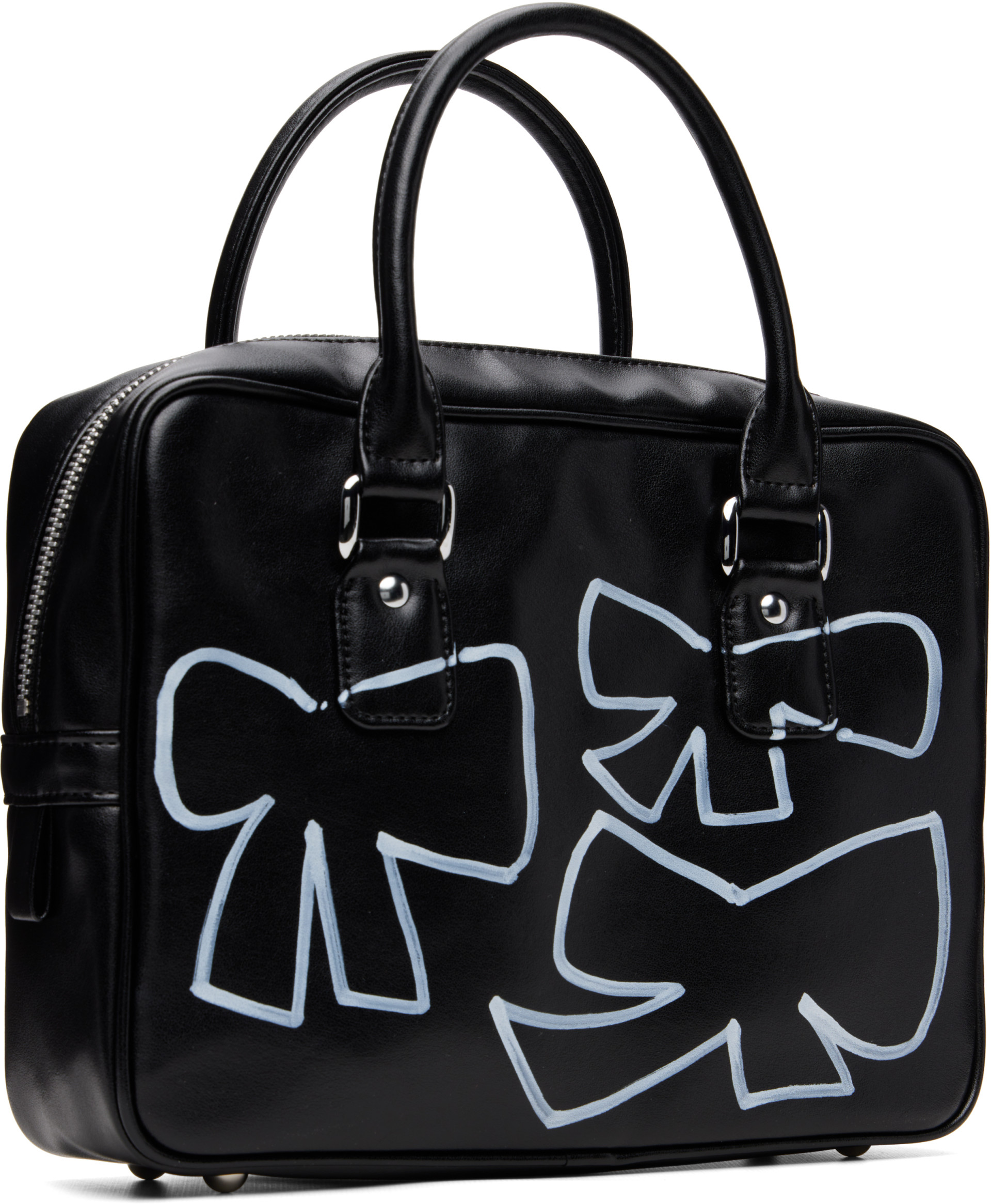 バッグ Comme des Garcons Girl Paint bag Comme des Garçons Girl: Black Painted Bag | SSENSE