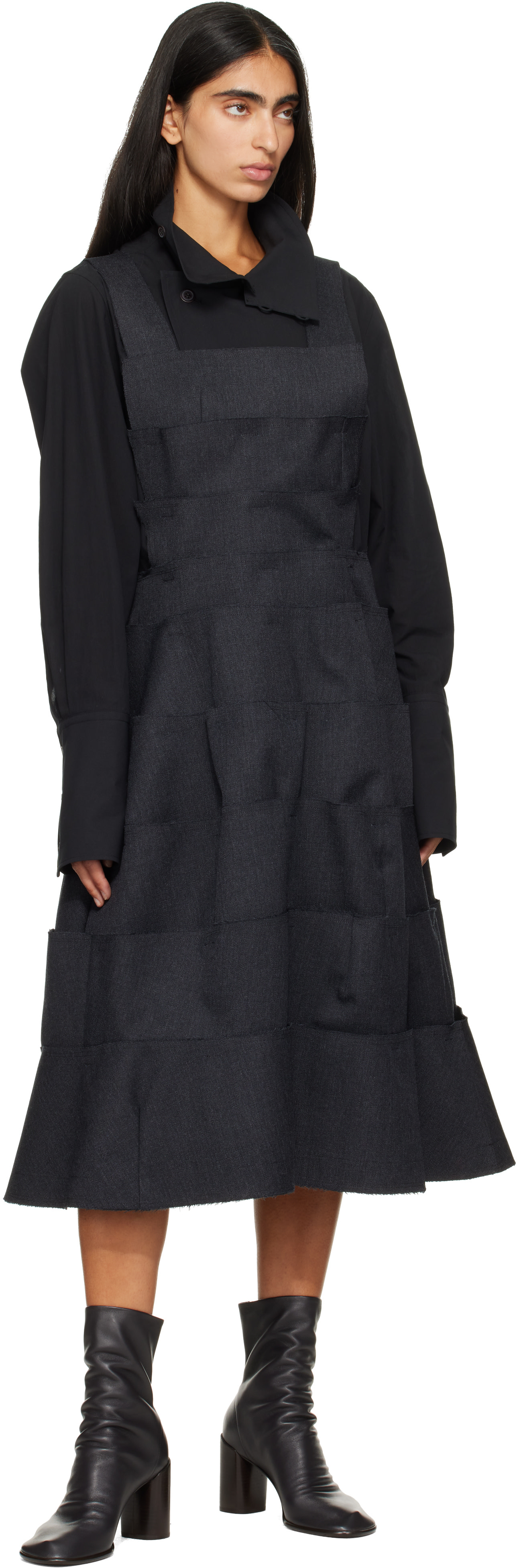 Comme des Garçons Comme des Garçons: Gray Wool Thick Gabardine