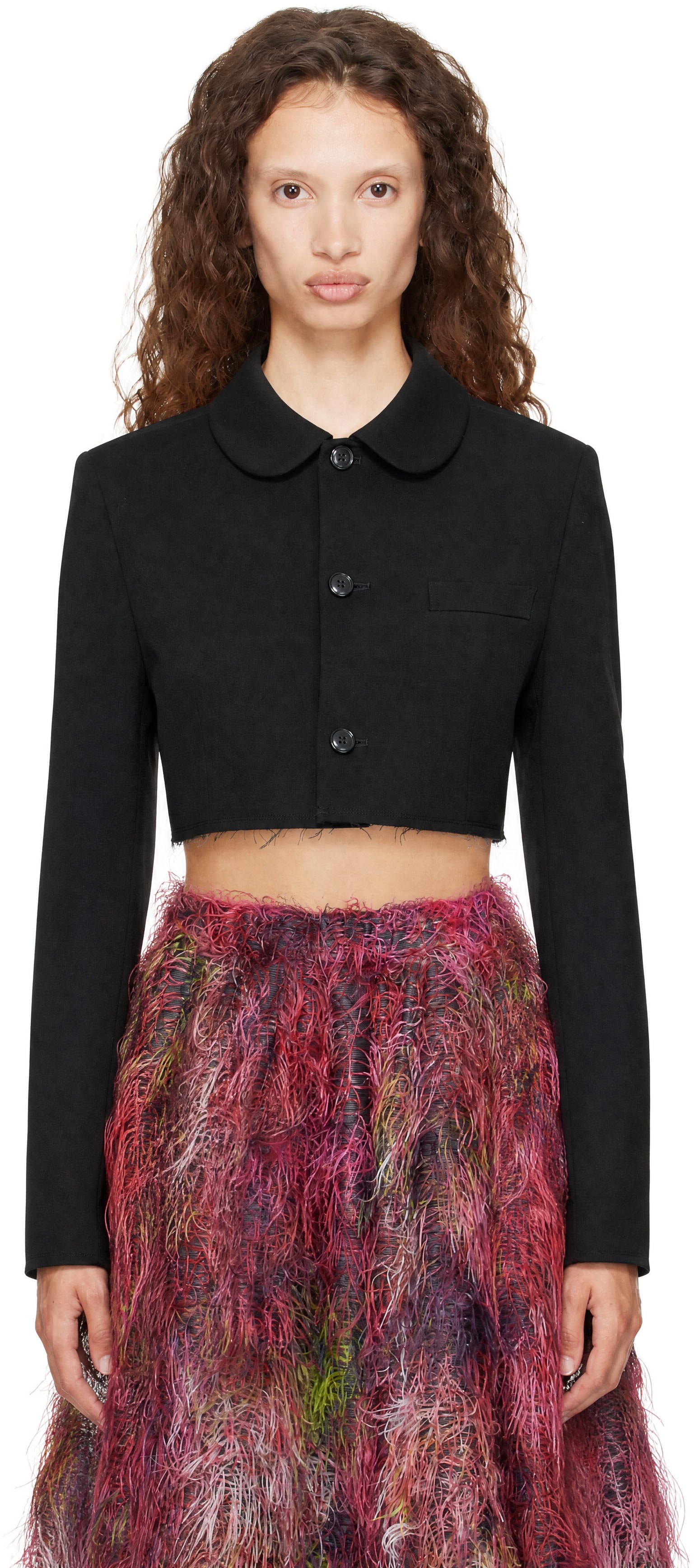 Comme des Garçons Comme des Garçons - Black Wool Doeskin Jacket