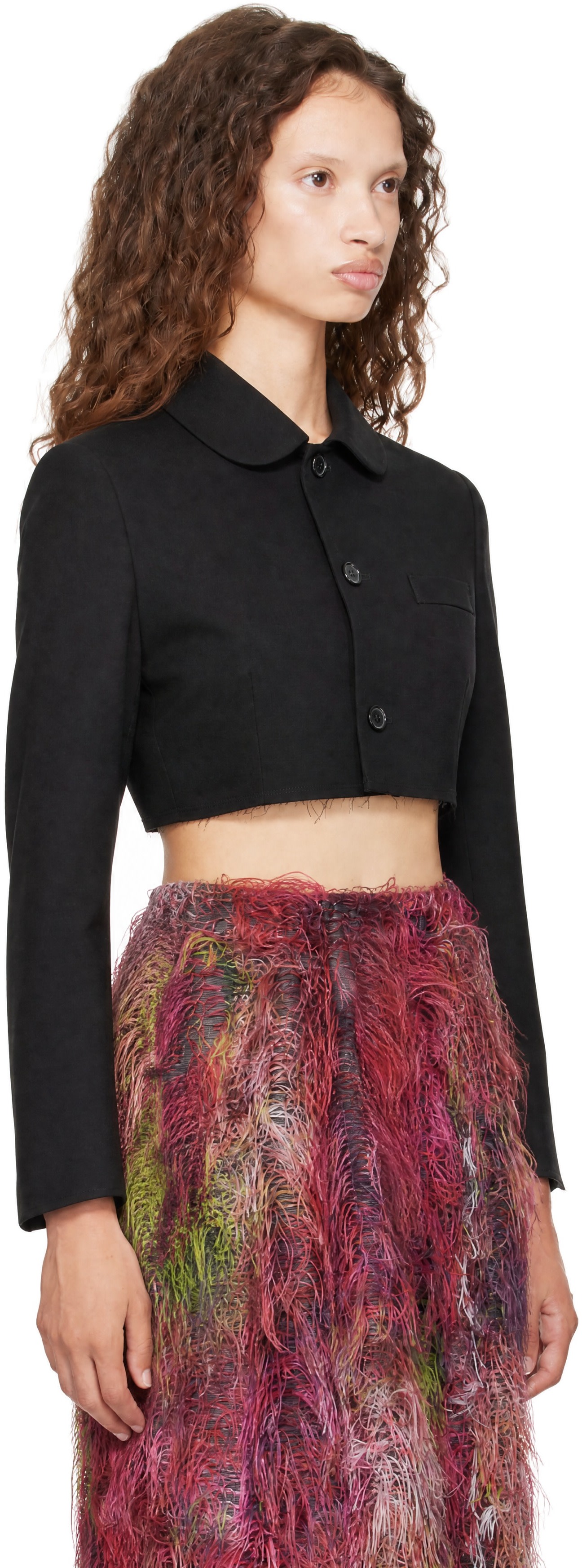 Comme des Garçons Comme des Garçons - Black Wool Doeskin Jacket