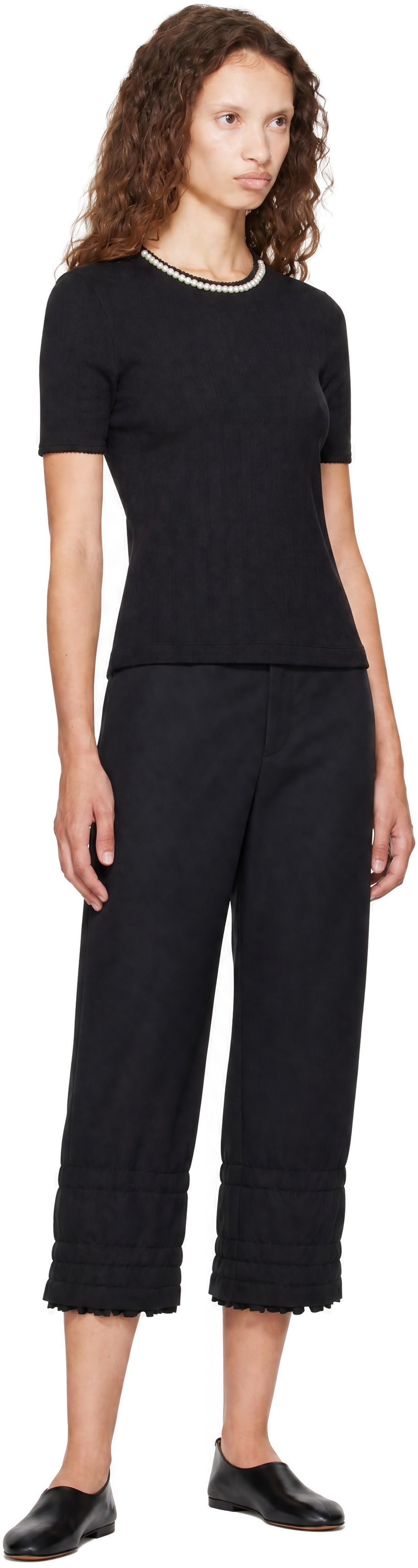 Comme des Garçons Comme des Garçons: ブラック ツイル フリル
