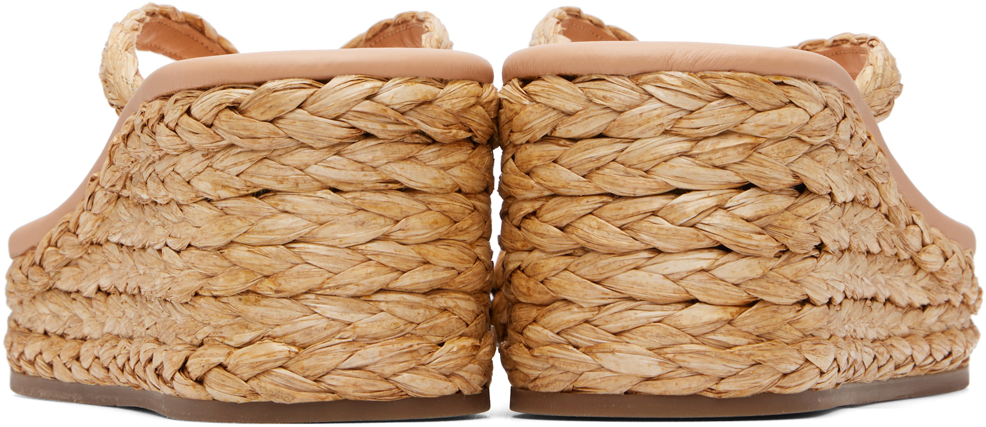 Ancient Greek Sandals - Sandales à talon compensé Etheria beiges