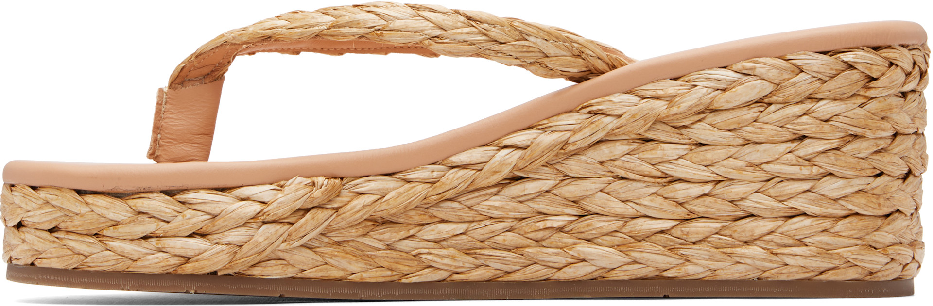 Ancient Greek Sandals - Sandales à talon compensé Etheria beiges