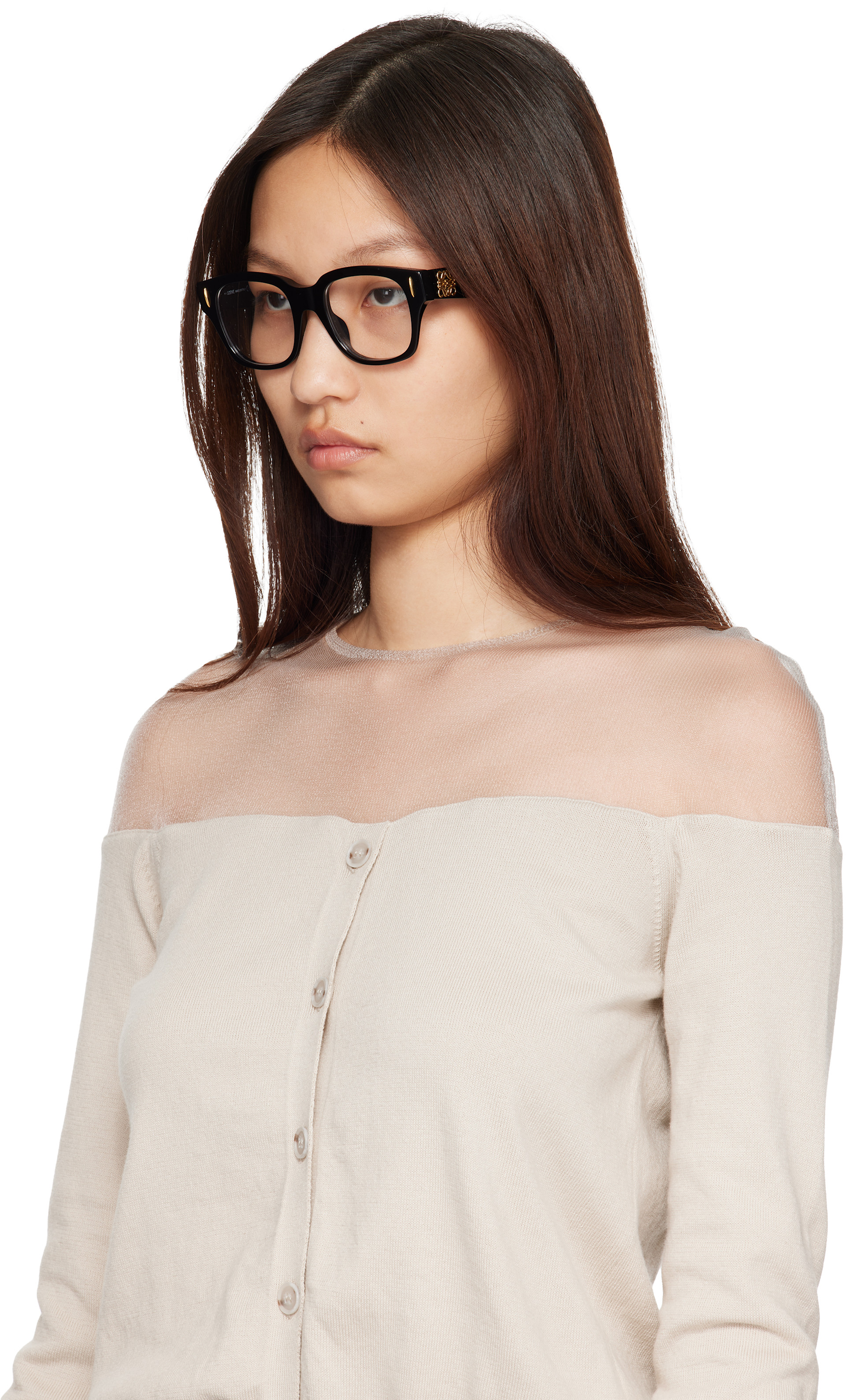 LOEWE - Lunettes noires à anagrammes