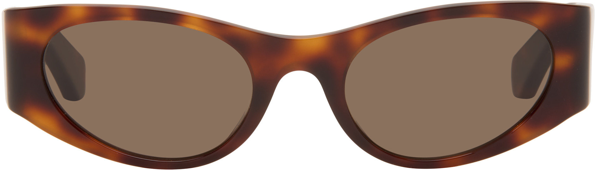LOEWE - Lunettes de soleil œil-de-chat Flash brunes