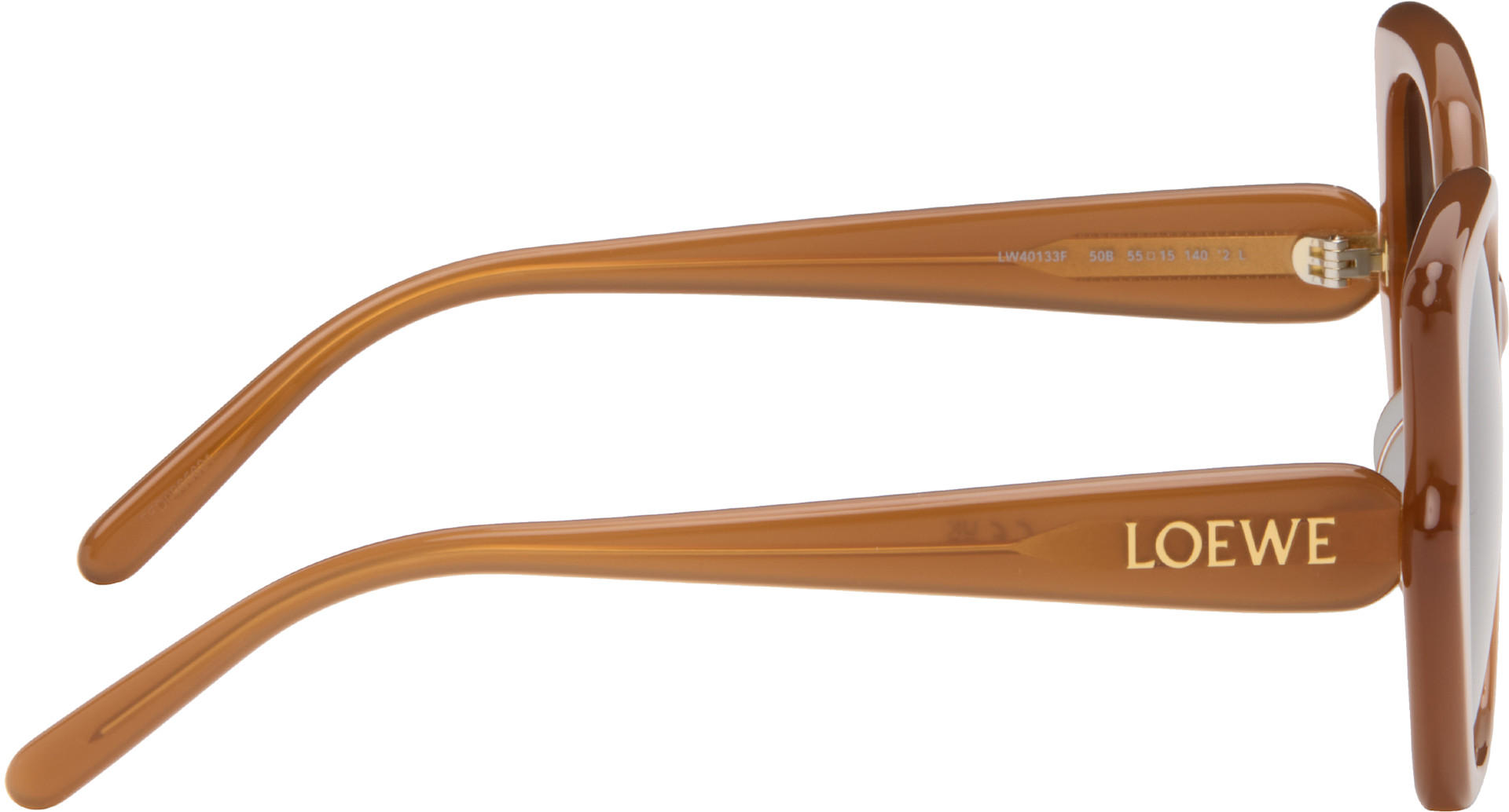 LOEWE - Tan Fantasy Slim Sunglasses