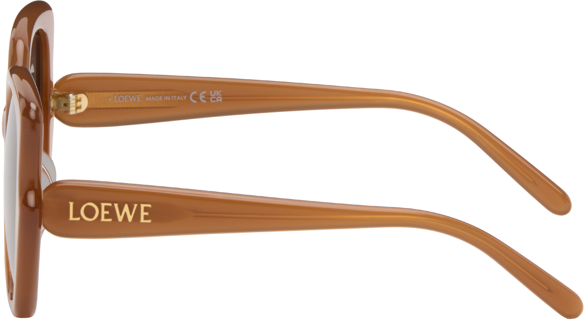 LOEWE - Tan Fantasy Slim Sunglasses