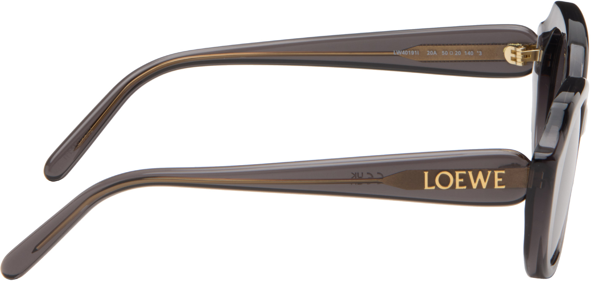 LOEWE - Lunettes de soleil étroites grises