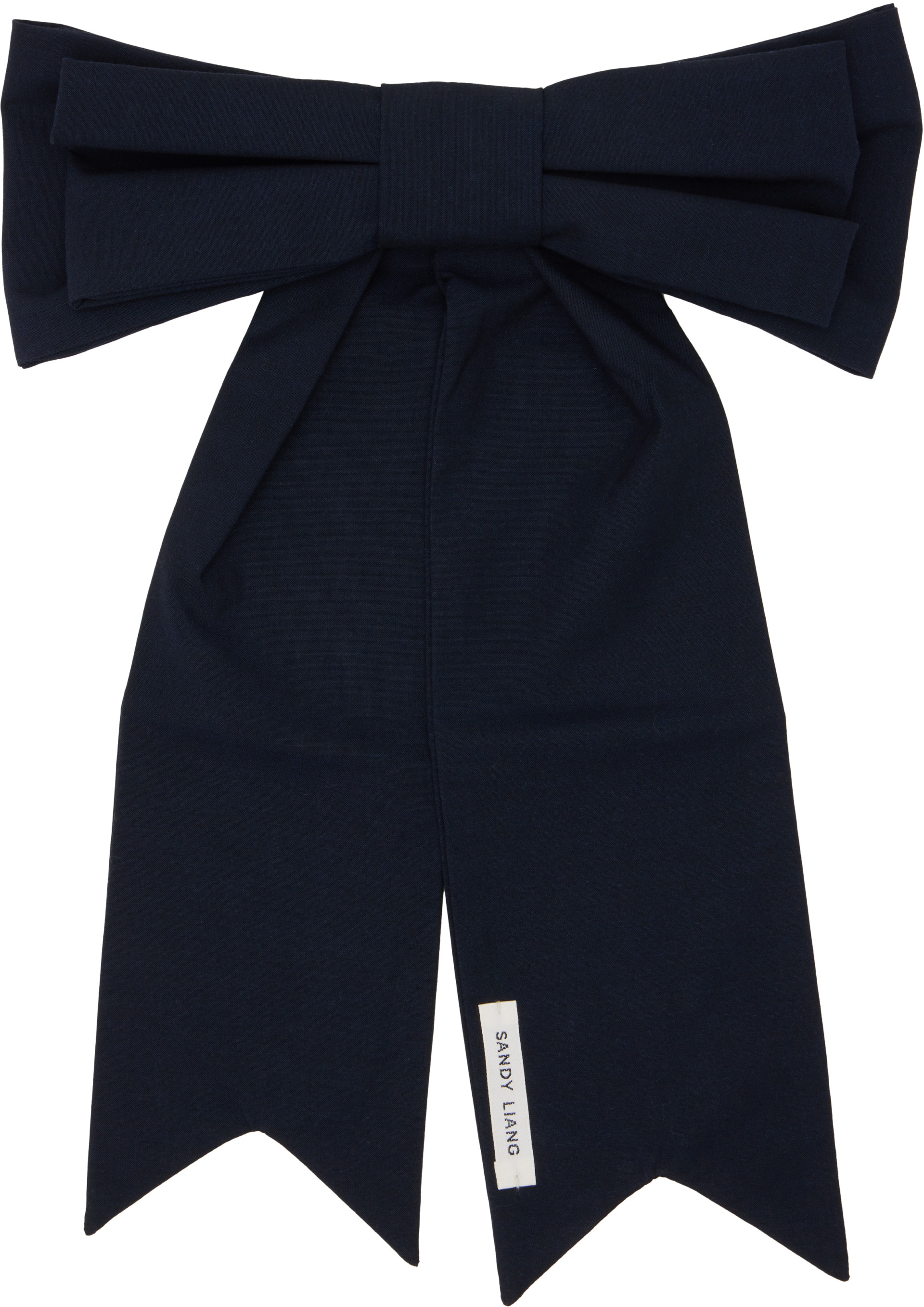 Sandy Liang - Barrette Jumbow bleu marine