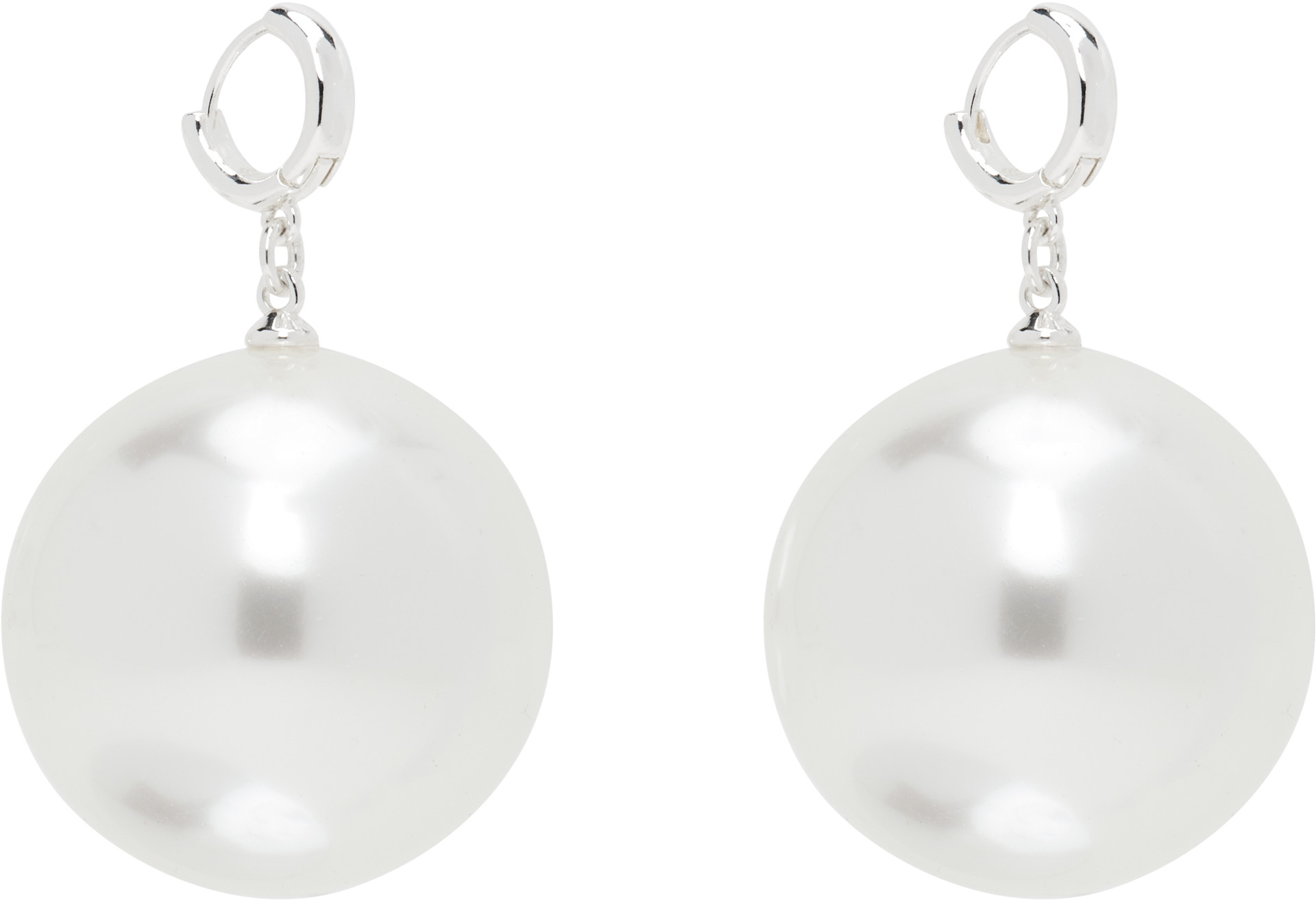 Sandy Liang - Boucles d'oreilles à perle artificielle