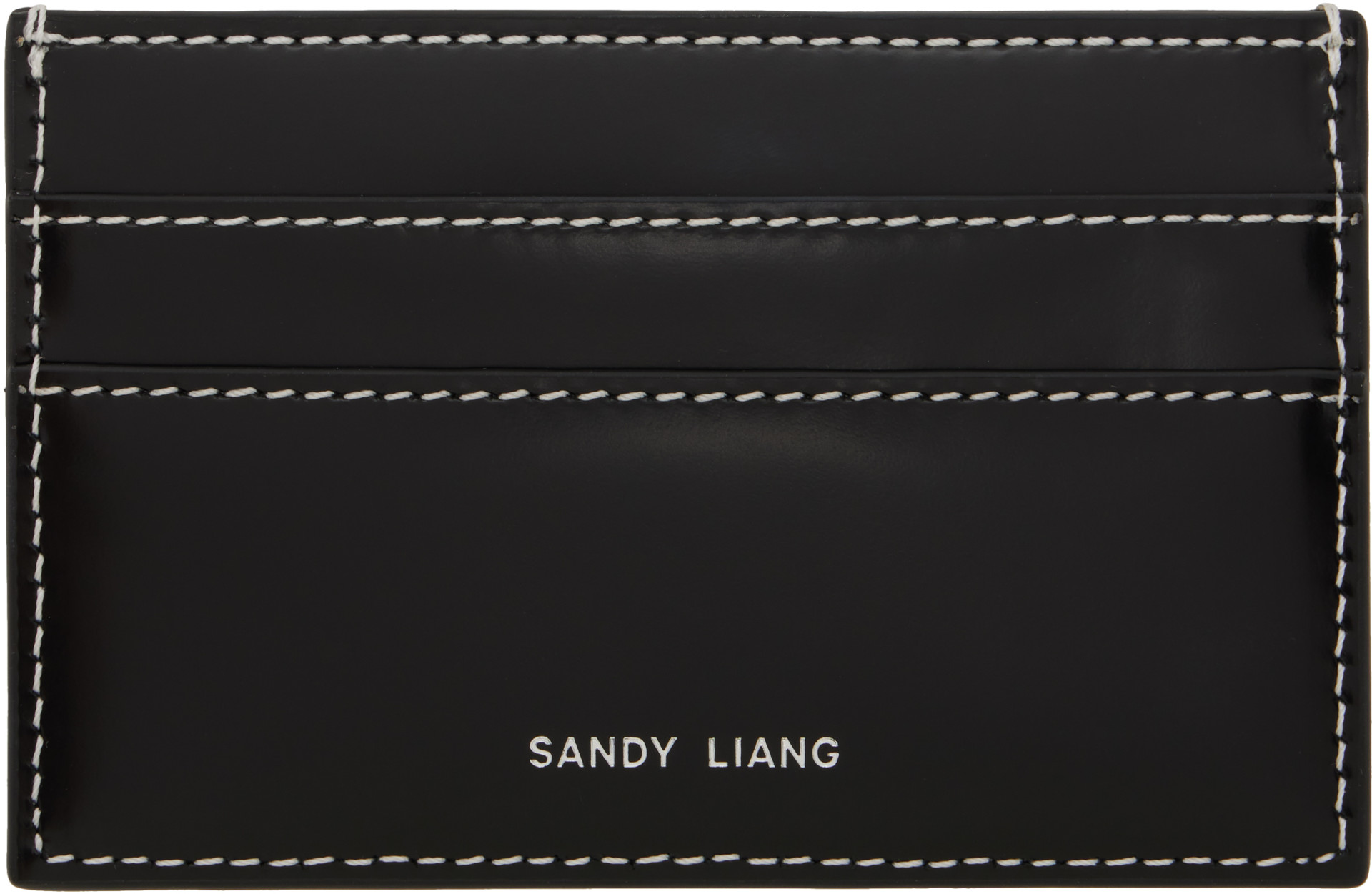 Sandy Liang - Porte-carte 'Precious' noir