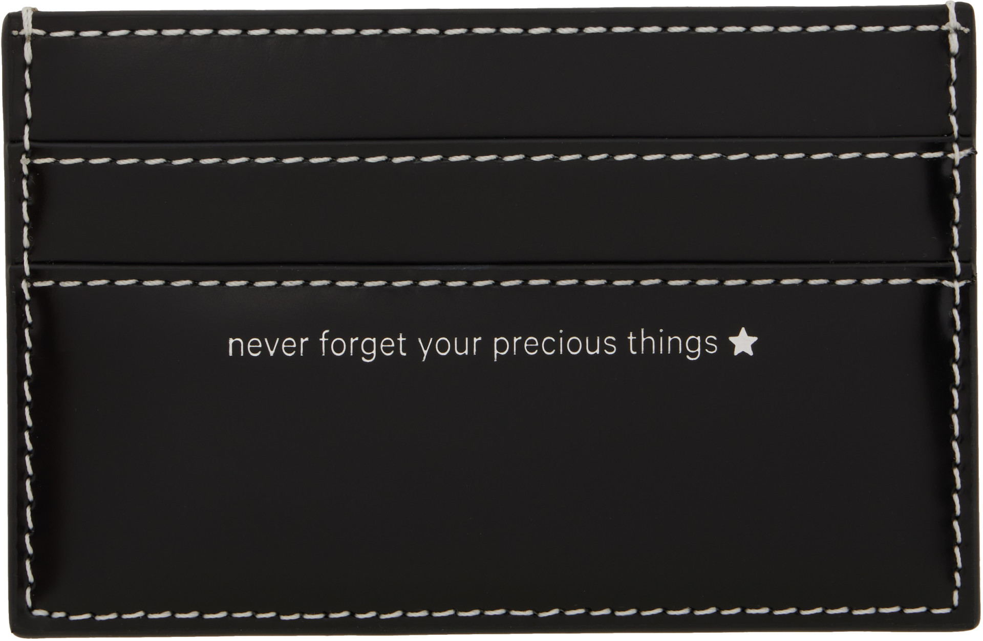 Sandy Liang - Porte-carte 'Precious' noir