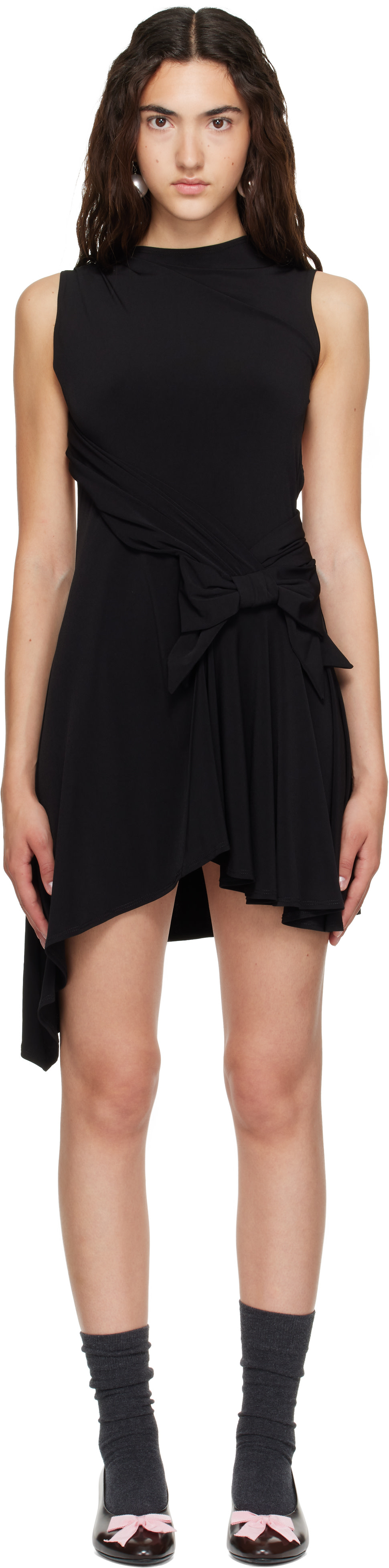 Sandy Liang - Robe courte Cello noire
