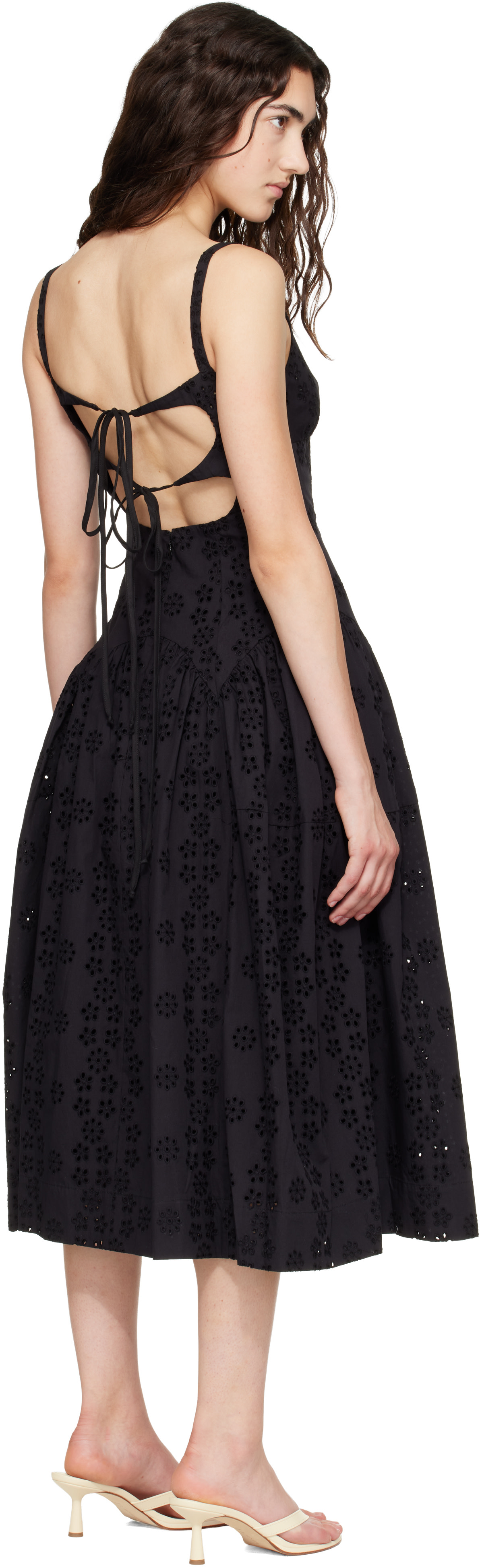 Sandy Liang - Robe midi Cricket noire