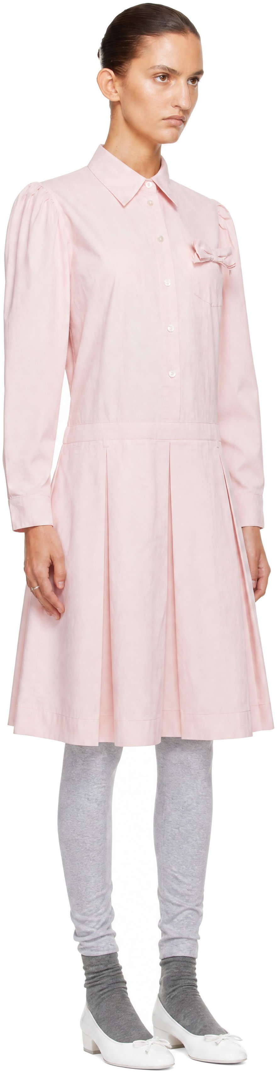 Sandy Liang - Robe midi Murray rose