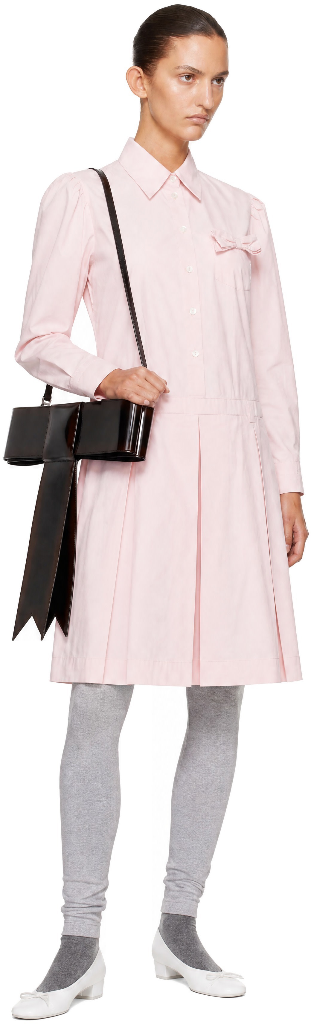Sandy Liang - Robe midi Murray rose