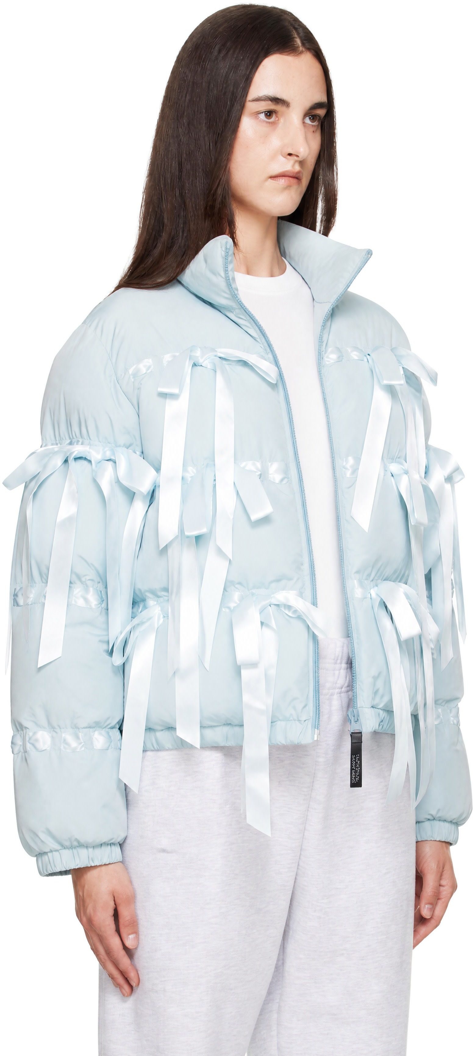 Sandy Liang - Blue Visby Puffer Jacket