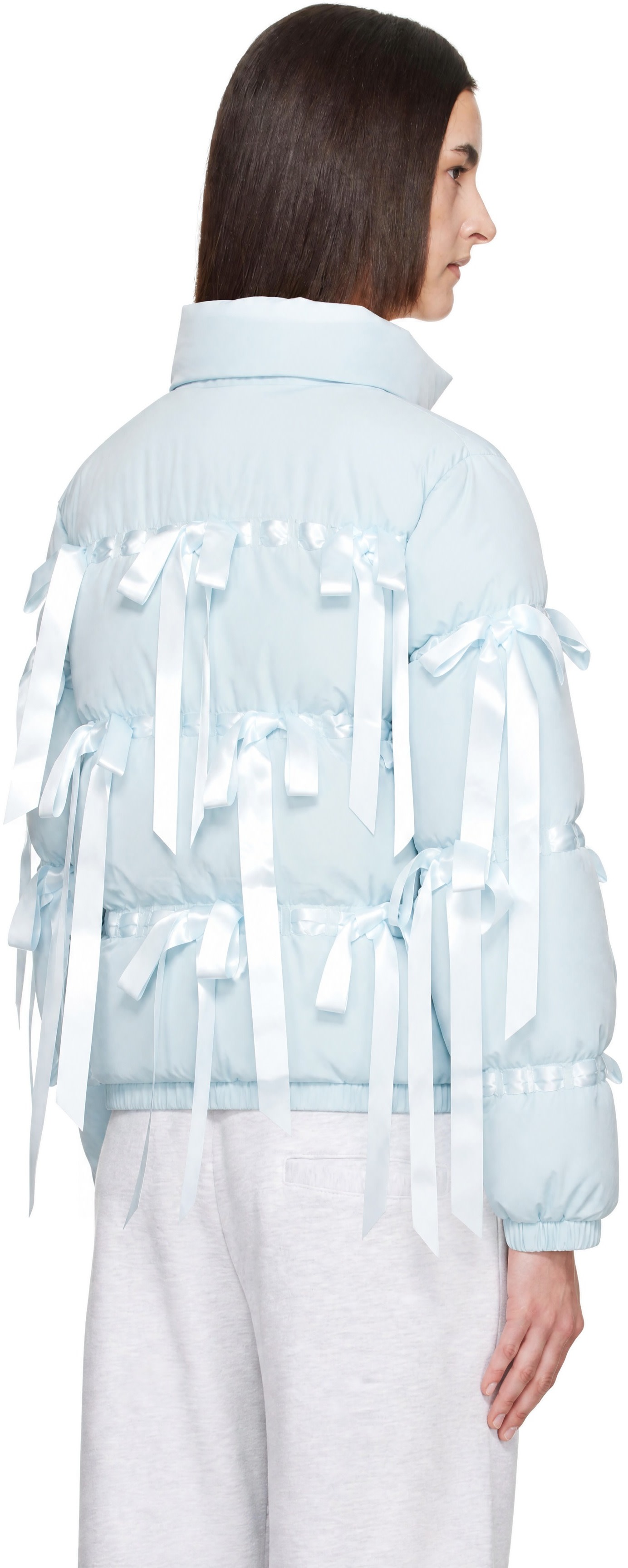 Sandy Liang - Blue Visby Puffer Jacket