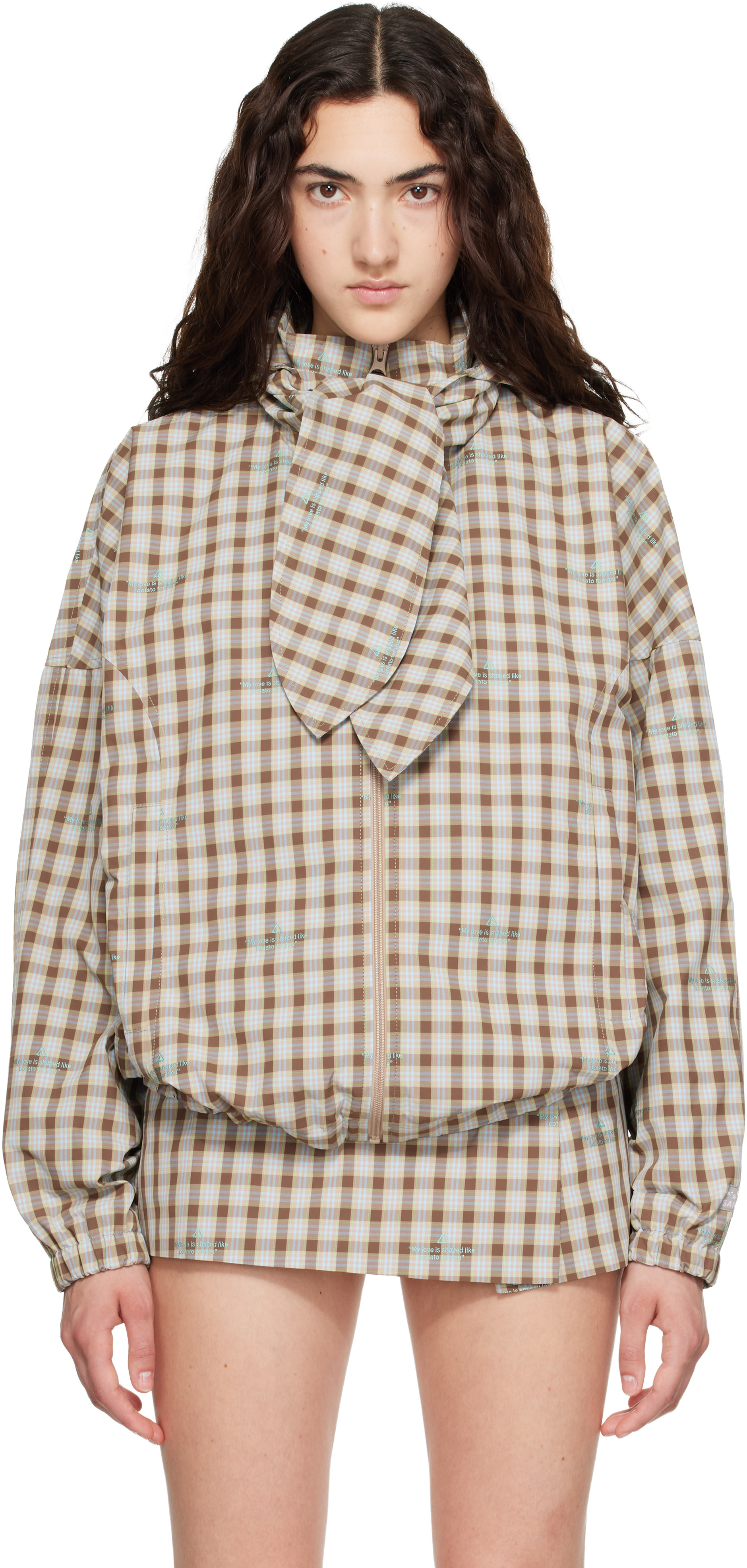 Sandy Liang - Blouson Eddy beige