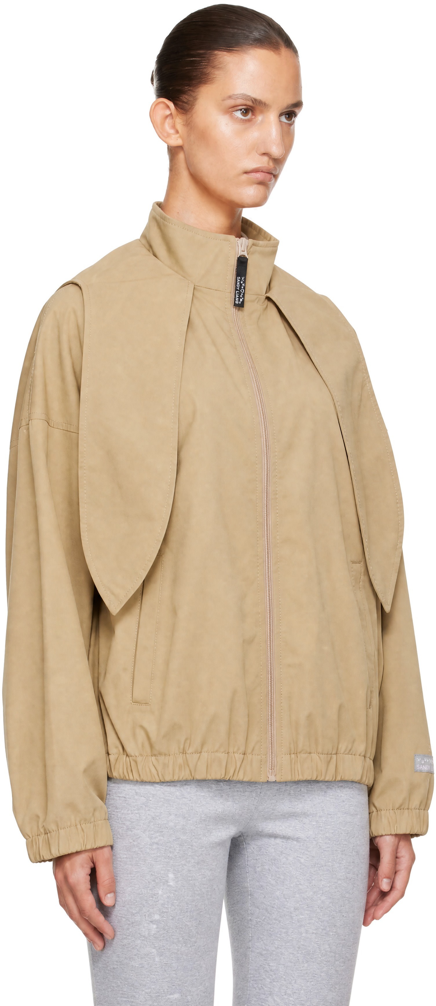 Sandy Liang - Beige Torry Jacket