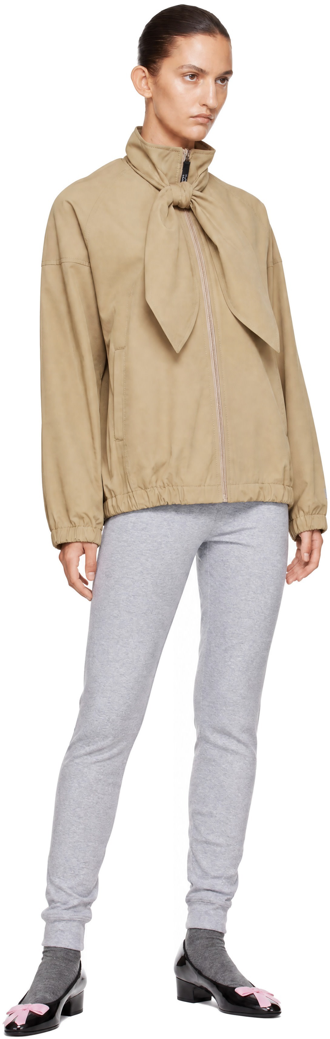 Sandy Liang - Beige Torry Jacket