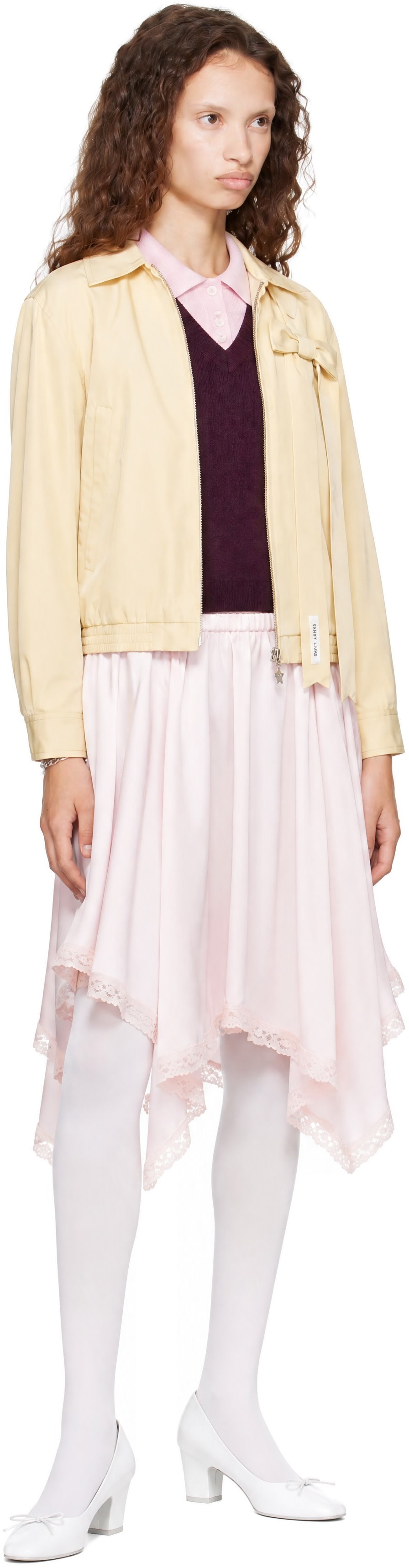 Sandy Liang - Beige Darcy Jacket