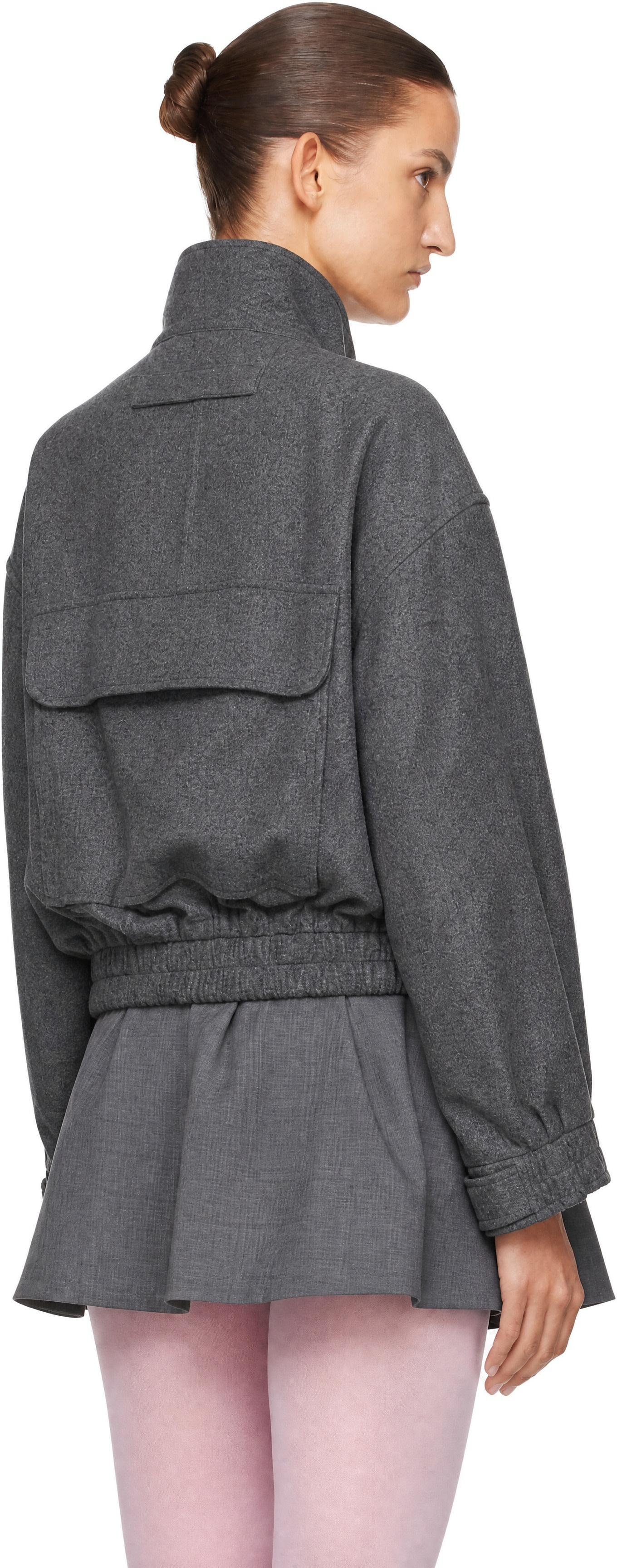 Sandy Liang - Gray Papas Jacket