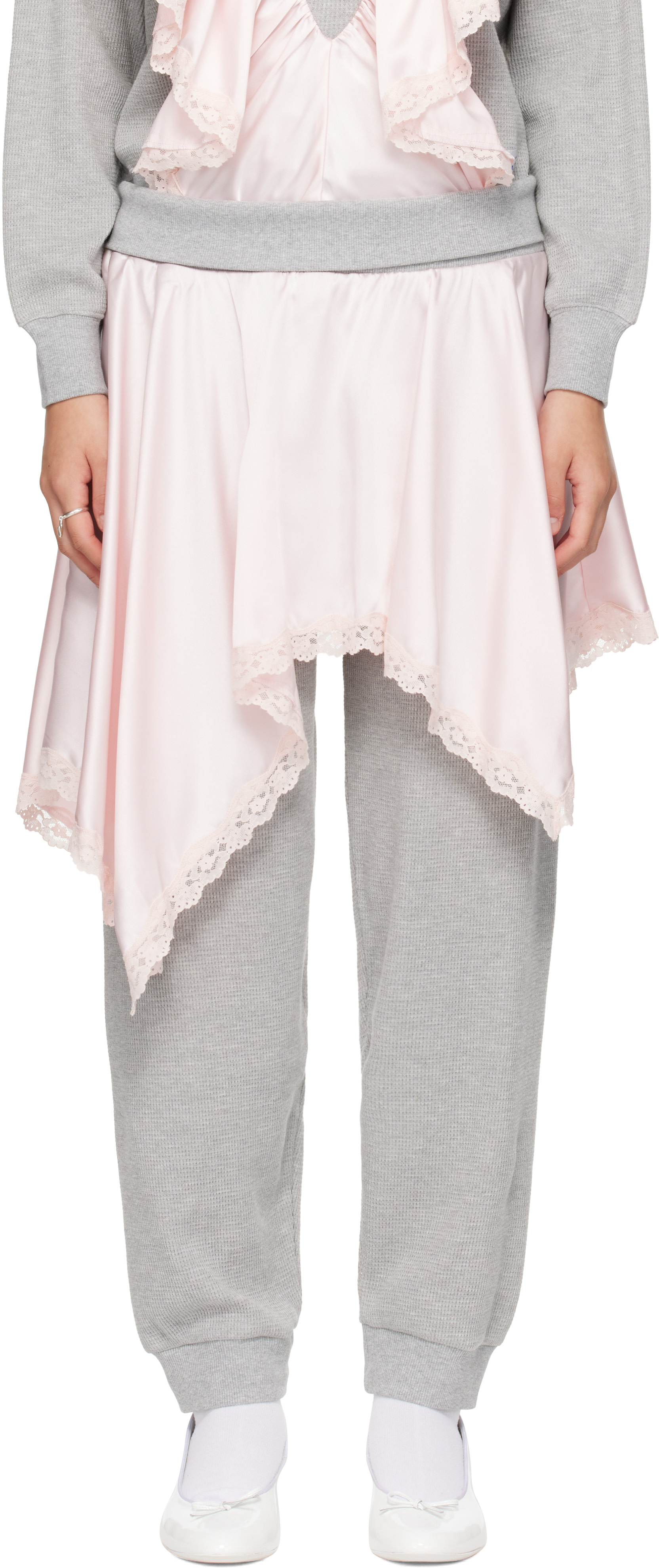 Sandy Liang - Pantalon Rue gris