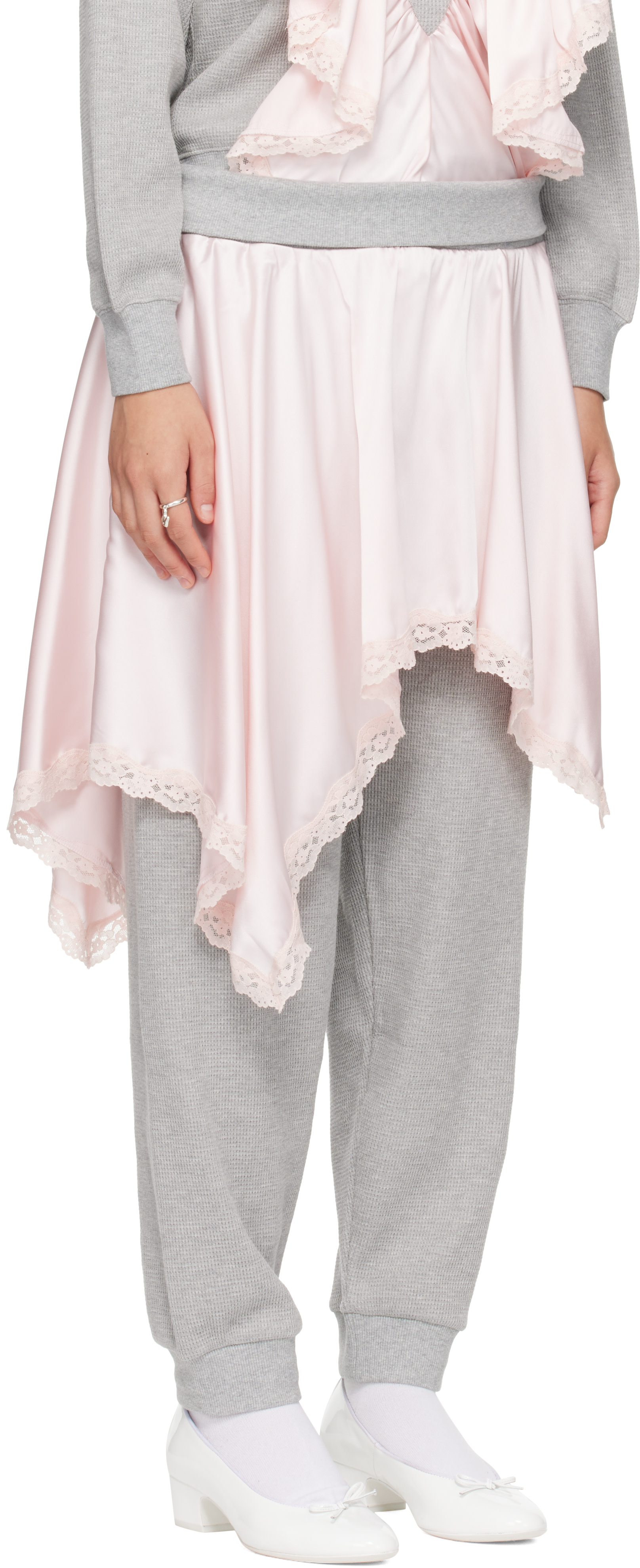 Sandy Liang - Pantalon Rue gris