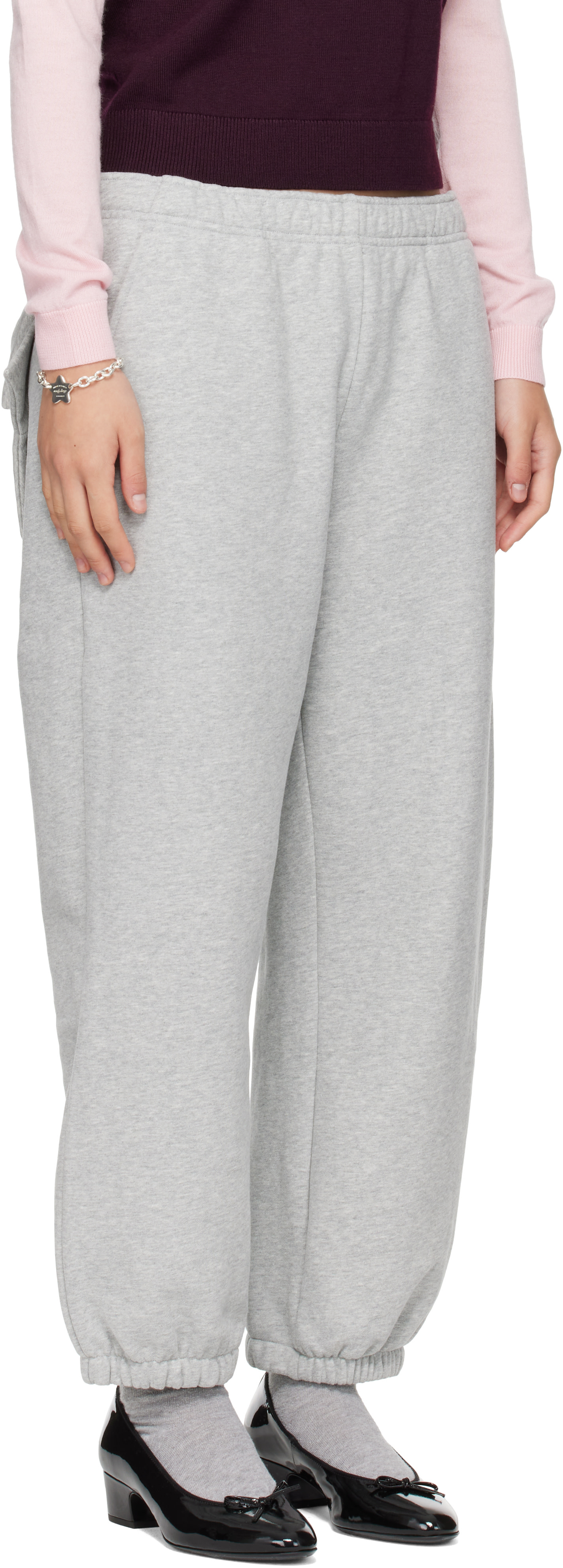 Sandy Liang - Gray Dimple Sweatpants