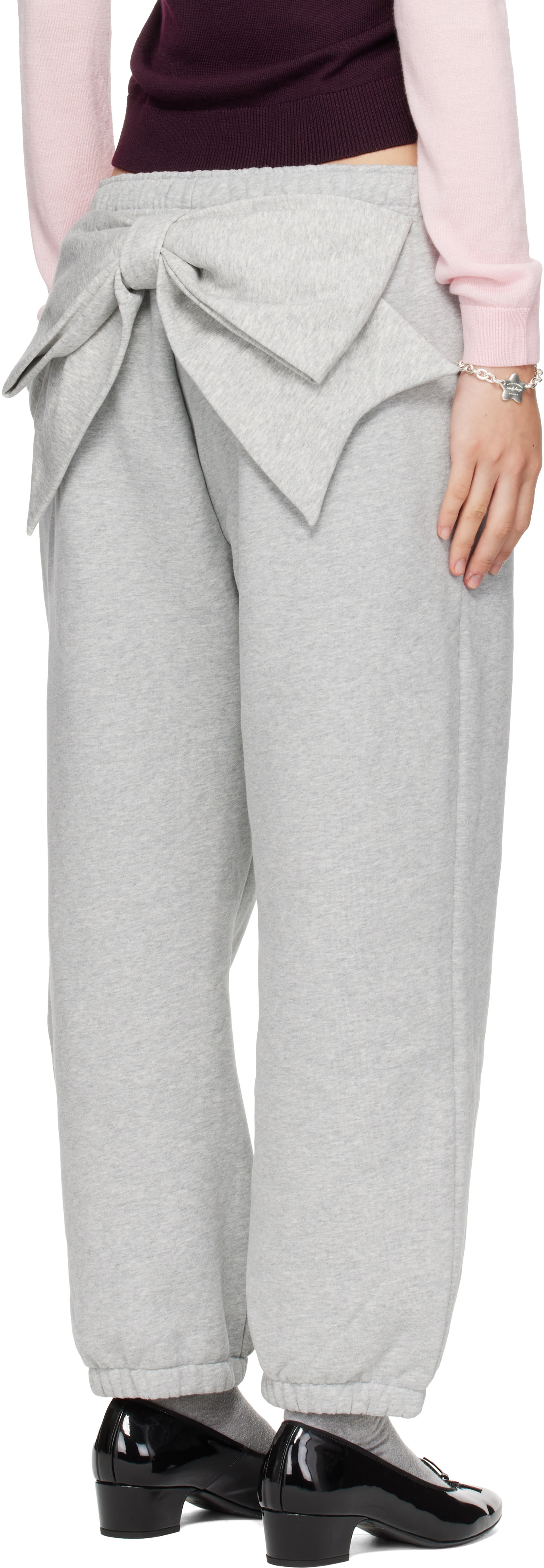 Sandy Liang - Gray Dimple Sweatpants