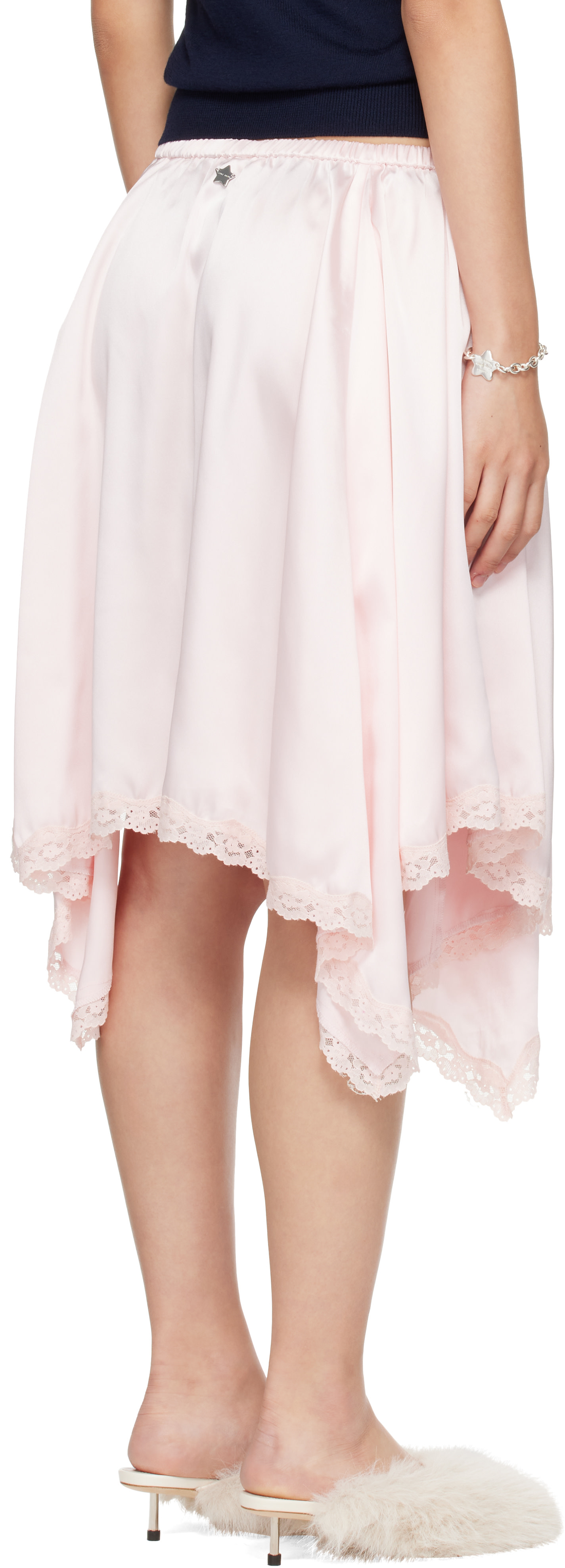 Sandy Liang - Jupe midi Sophie rose