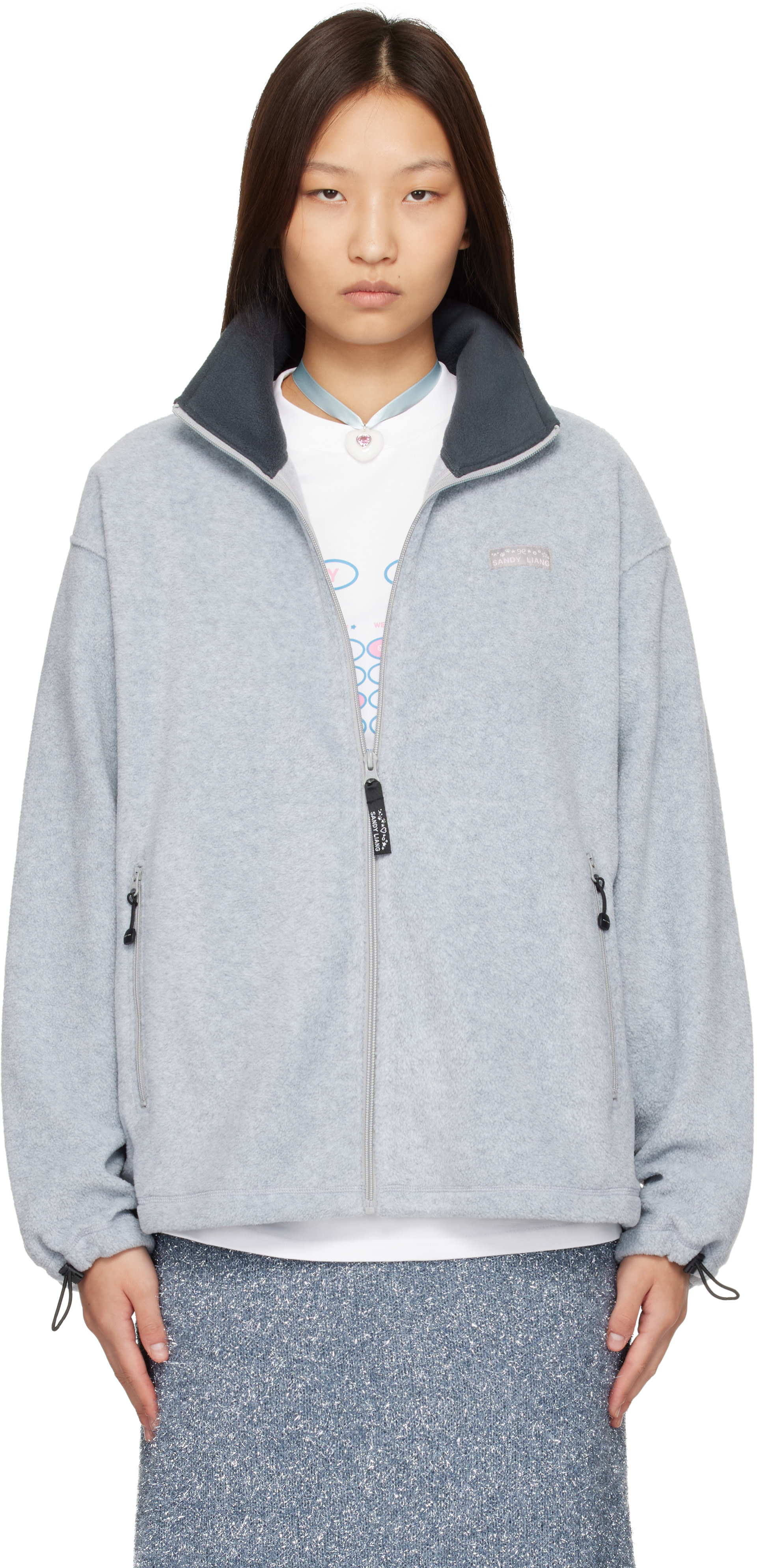 Sandy Liang - Gray Dawson Jacket