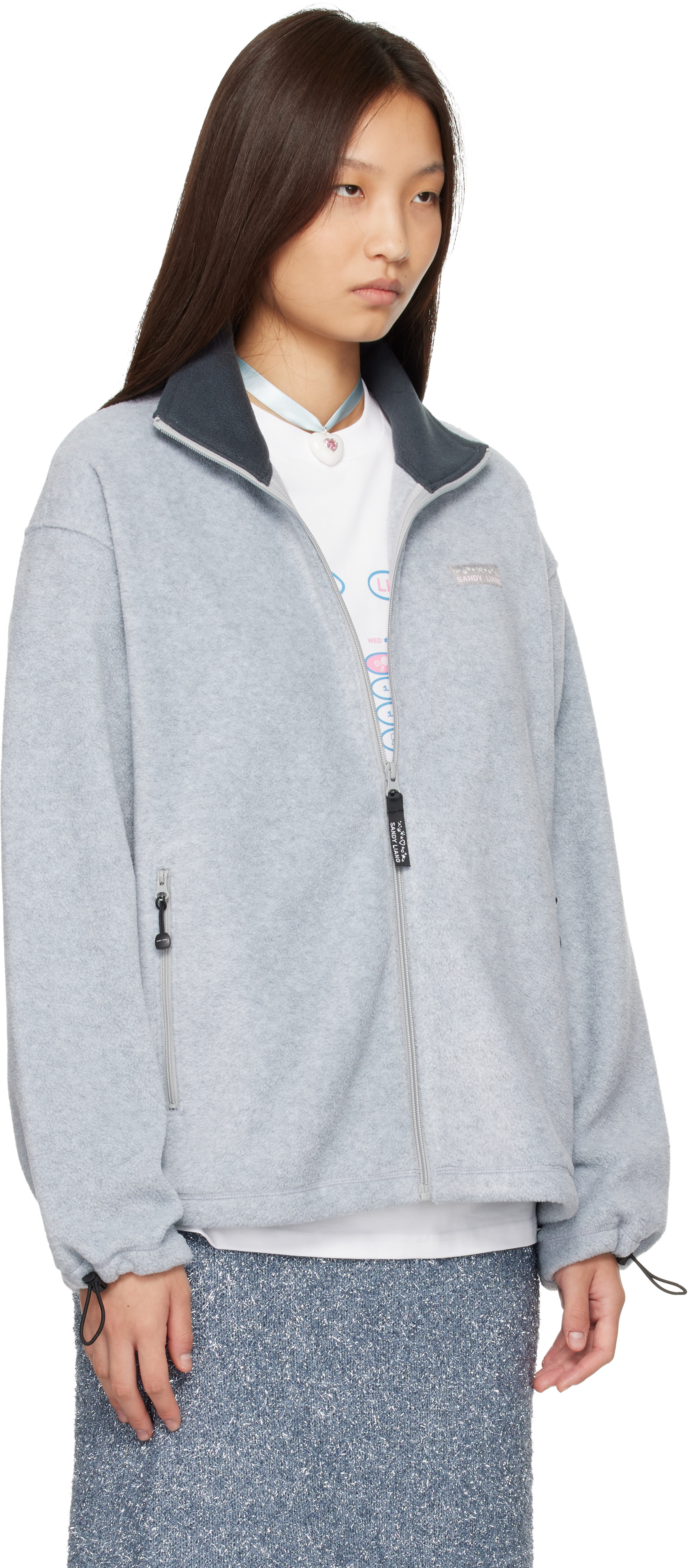 Sandy Liang - Gray Dawson Jacket